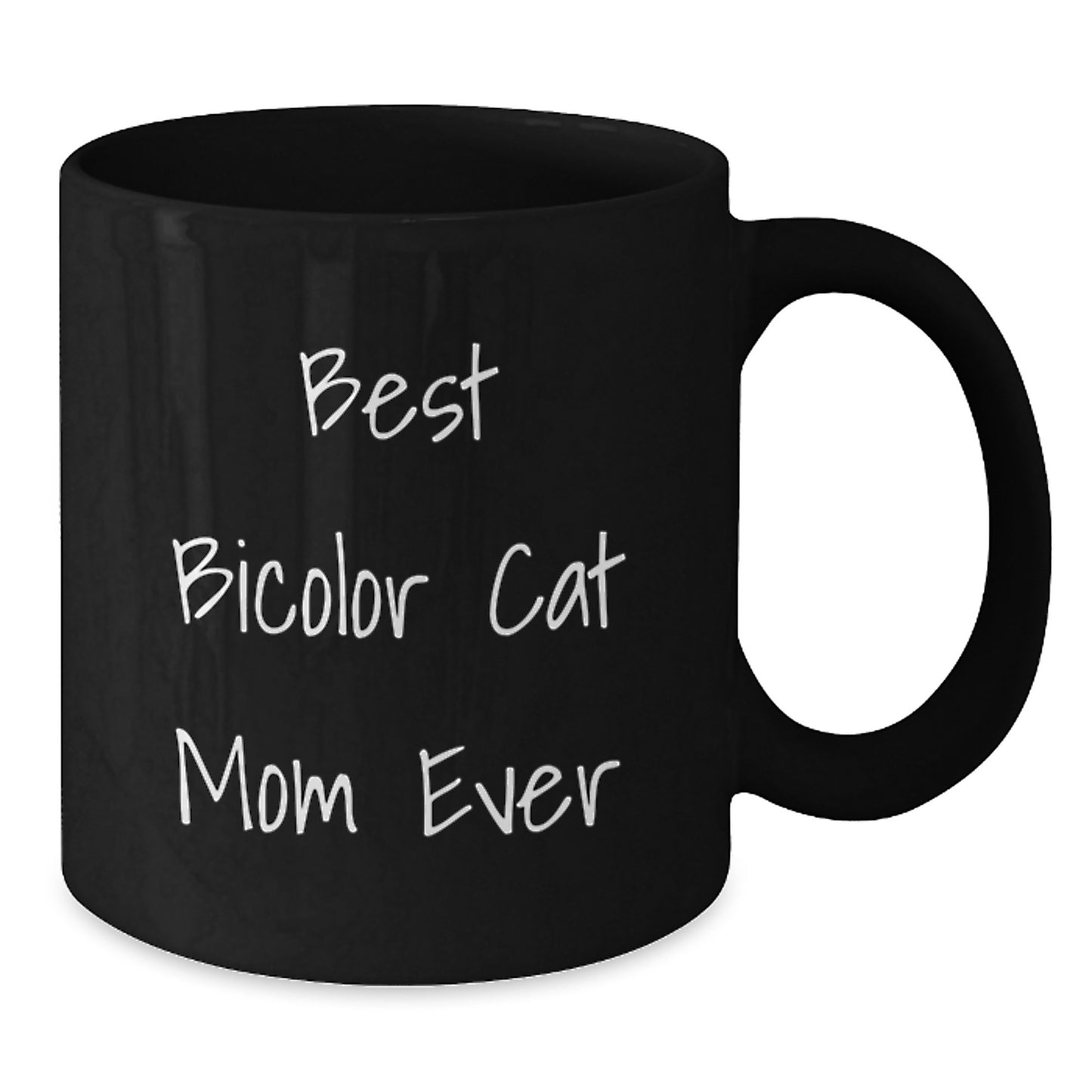 Bicolor Cat Mom Gifts for Her, Funny Coffee Mug for Birthday, 'Best Bicolor Cat Mom Ever', Gifts from Family to Friends - Additional
