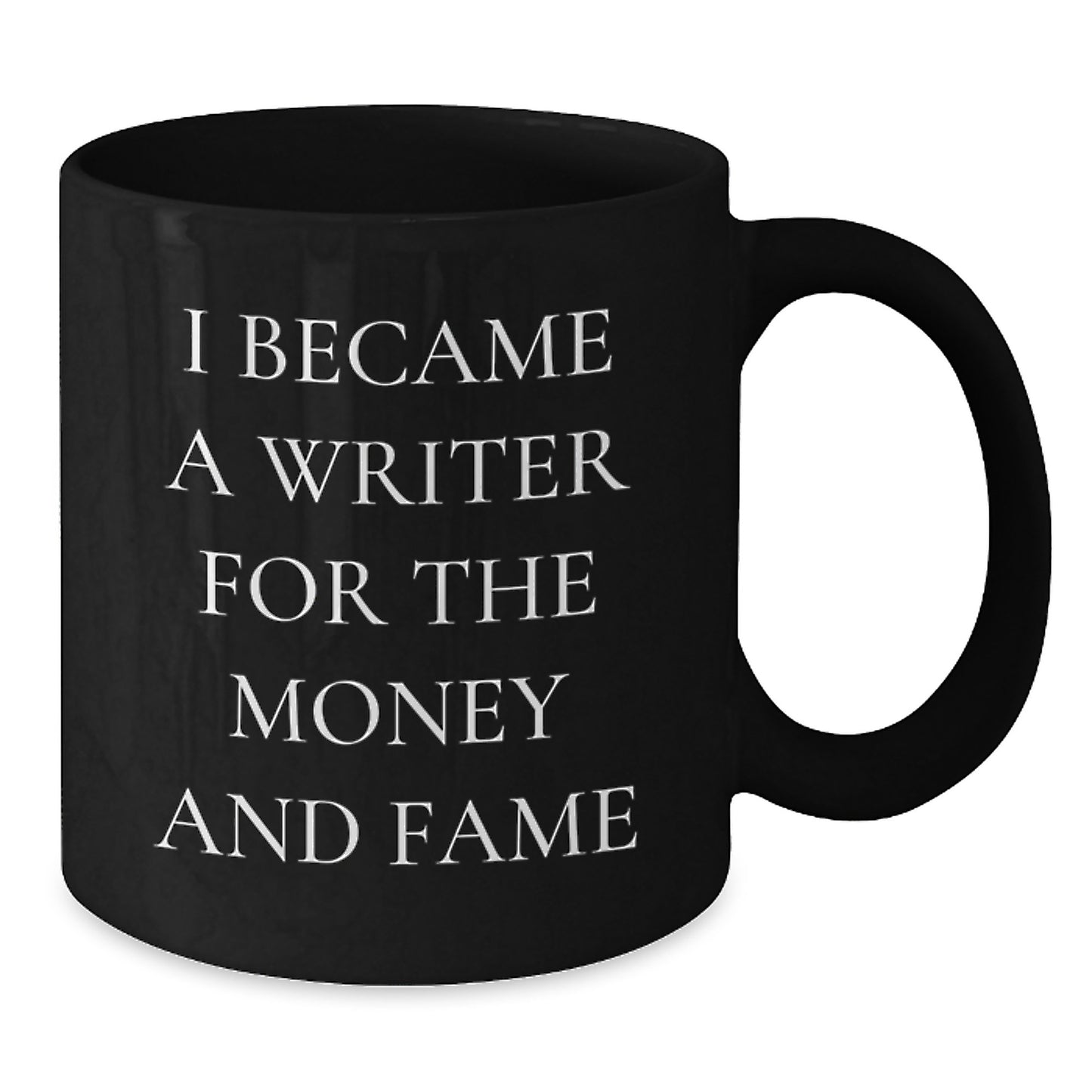 Writer's Humor Black Coffee Mug, Gifts from Friends for Writer, Graduation Unique Gifts - Additional