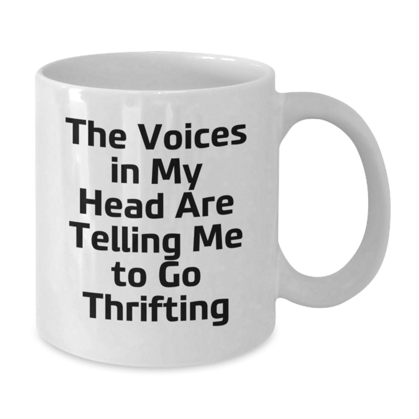 Thrifting Gifts for Friends, Funny White Coffee Mug with Inspirational Quote, Gifts from Family, Unique Graduation Gifts for Men and Women - Additional