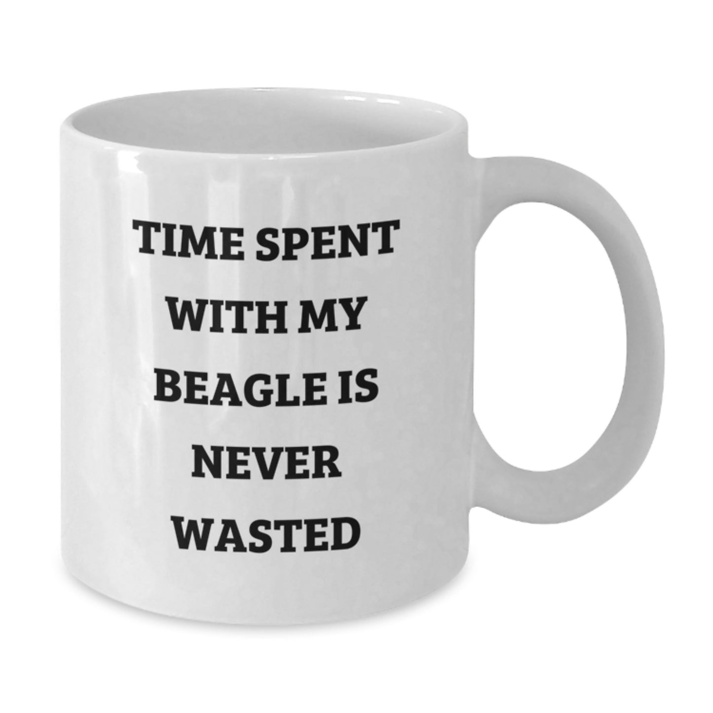 Beagle Dog Lovers' Delight Funny Quote White Coffee Mug Gifts from Family for Birthday - Additional