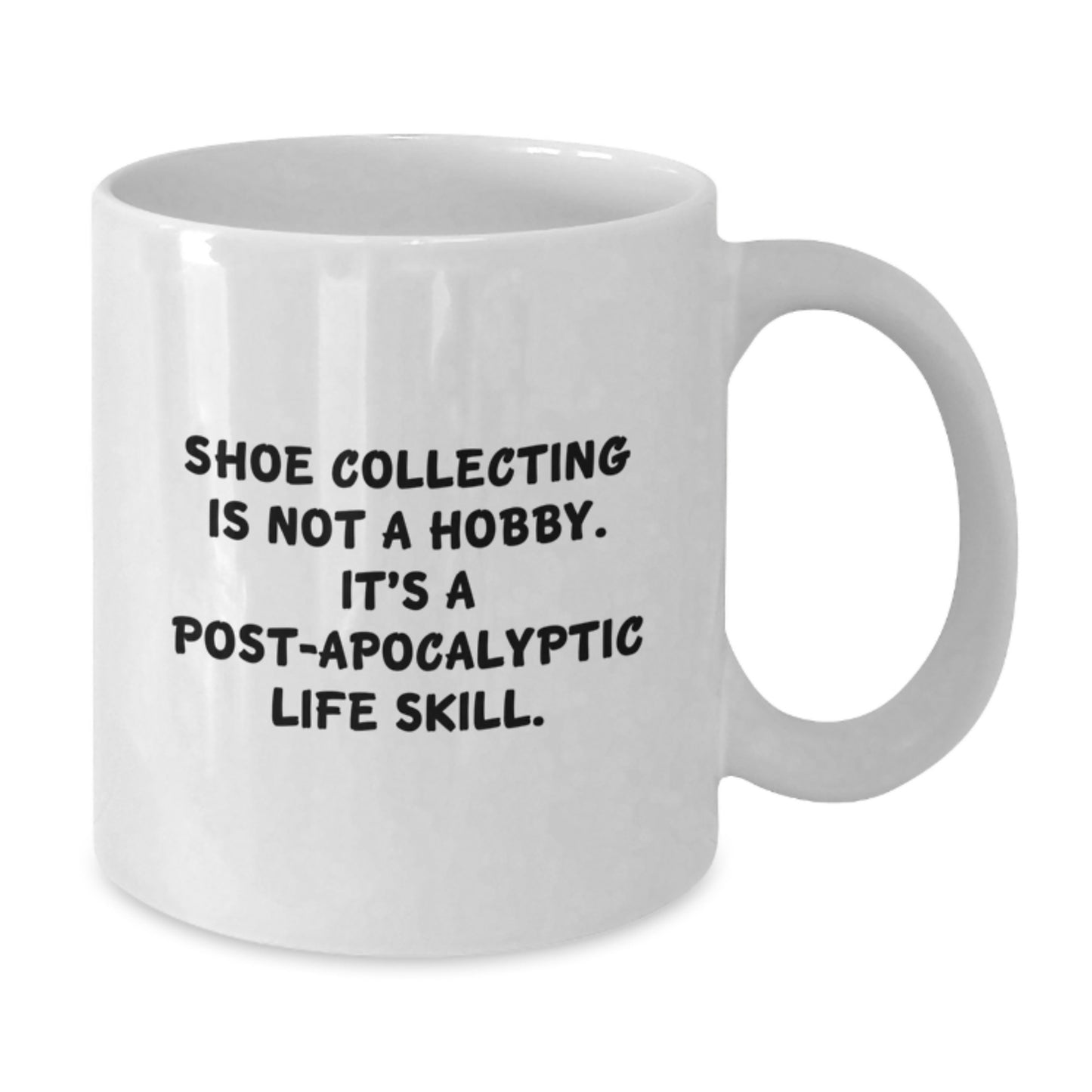 Shoe Collecting Gifts from Friends and Family, Fun White Coffee Mug, Christmas Unique Presents for Shoe Collecting Enthusiasts - Additional