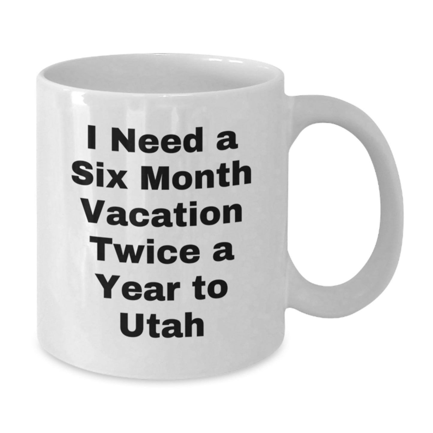 Utah Lover's White Coffee Mug, Funny Gift for Friends from Utah, Christmas Unique Gifts for Men - Additional