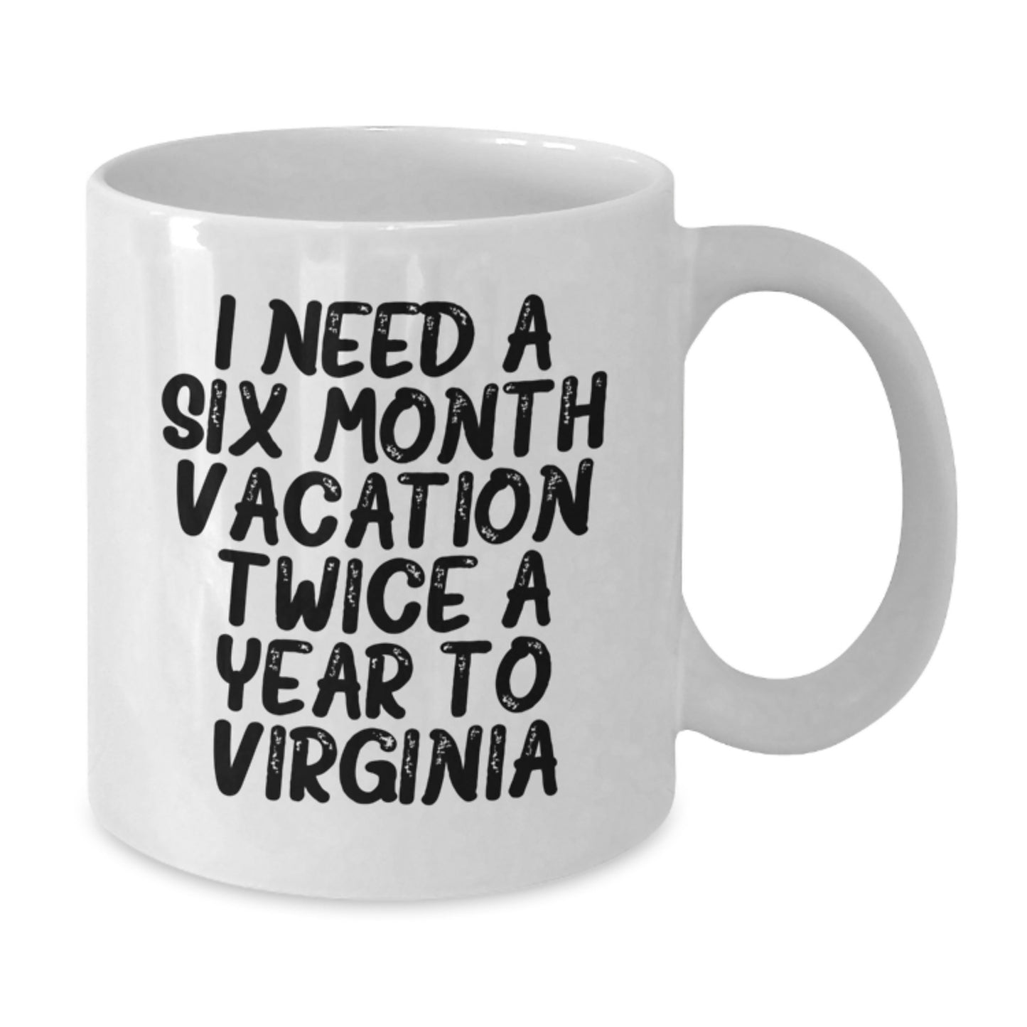 Virginia Enthusiast Funny Coffee Mugs, Unique Gifts from Friends for Virginia, White Coffee Mug for Christmas - Additional