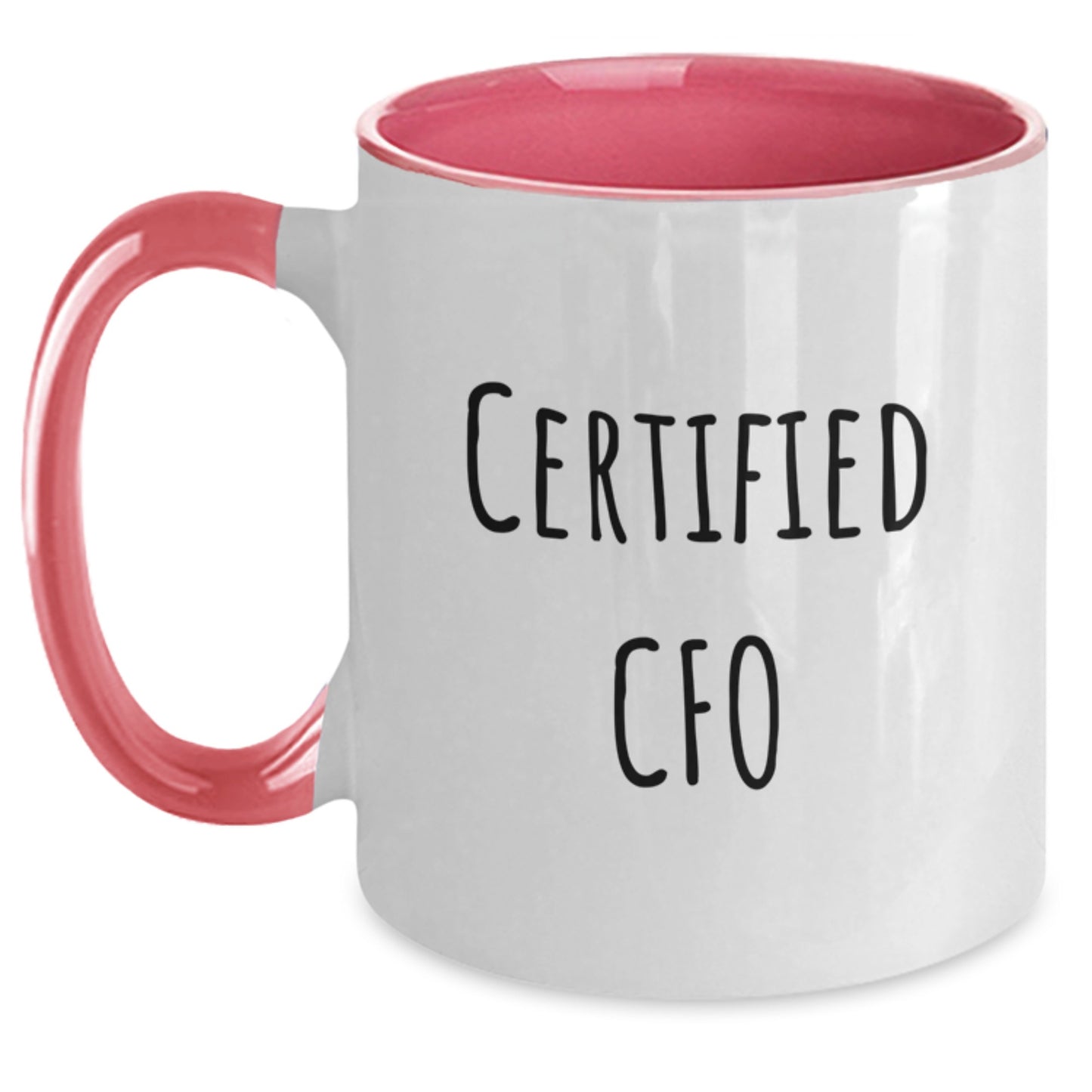 CFO Funny Quote Two Tone Coffee Mug Gifts from Friends for Graduation, Gifts for CFO, Funny CFO Gifts - Main