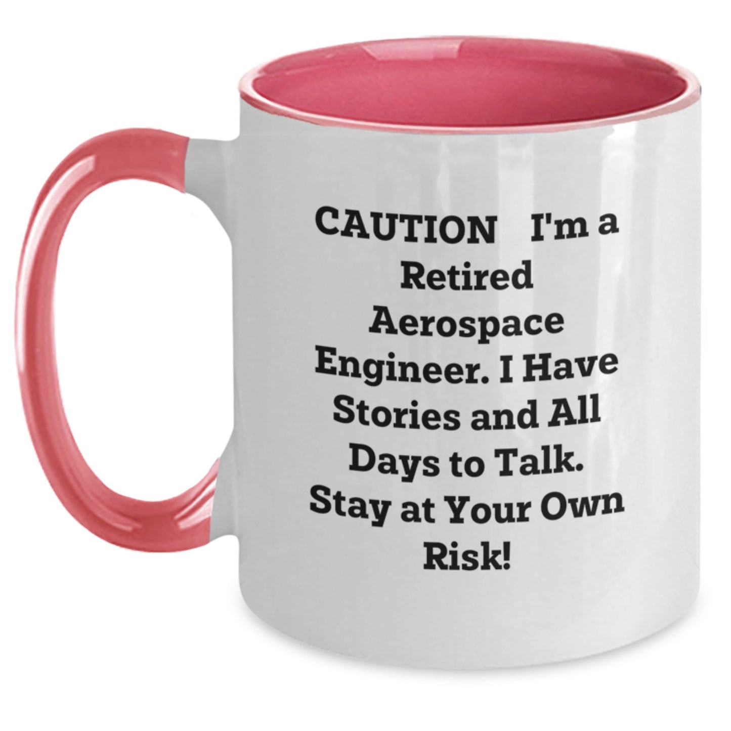 Aerospace Engineer Humor Christmas Two Tone Coffee Mug Gifts from Friends and Family - Main