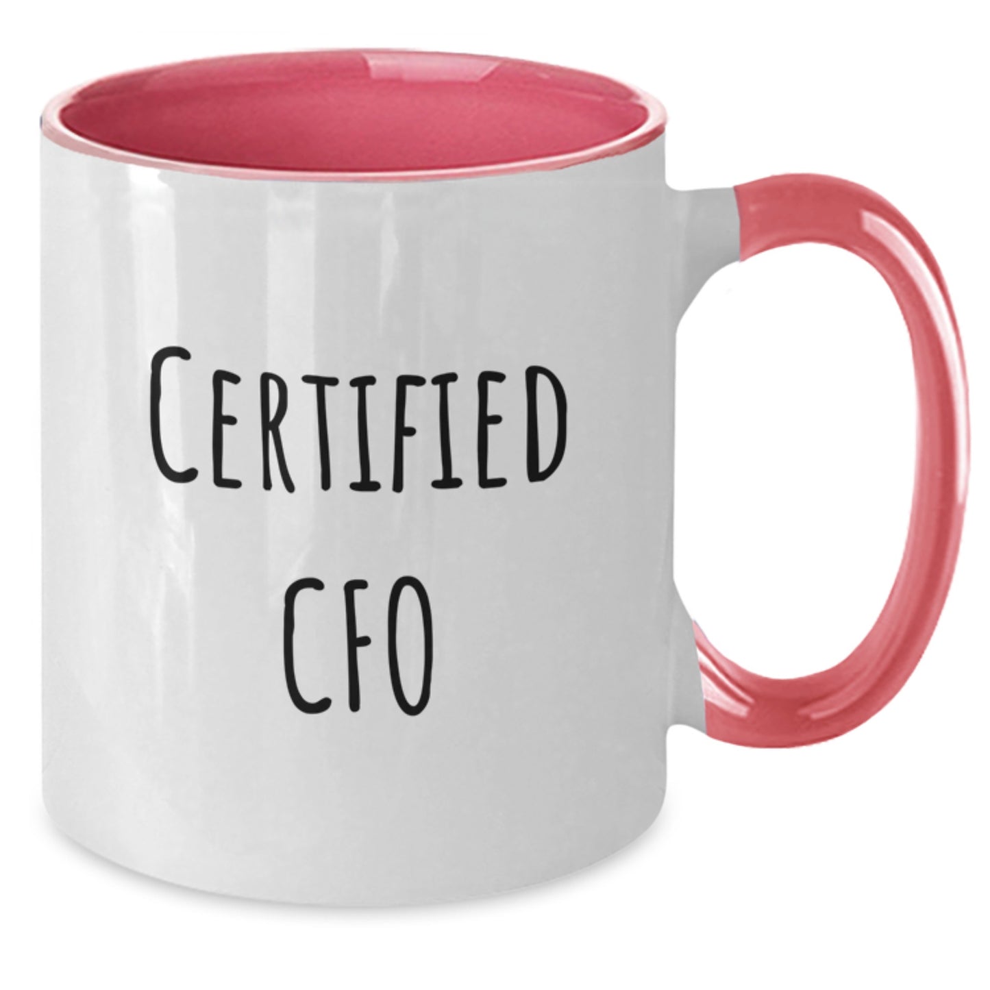 CFO Funny Quote Two Tone Coffee Mug Gifts from Friends for Graduation, Gifts for CFO, Funny CFO Gifts - Additional