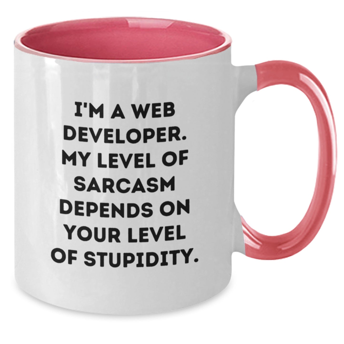 Web Developer Gifts, Funny Two Tone Coffee Mugs with Sarcasm Quote, Birthday Unique Gifts from Friends, Coworkers, or Family to Web Developers, 11oz Ceramic Mugs with Microwave and Dishwasher Safe - Additional