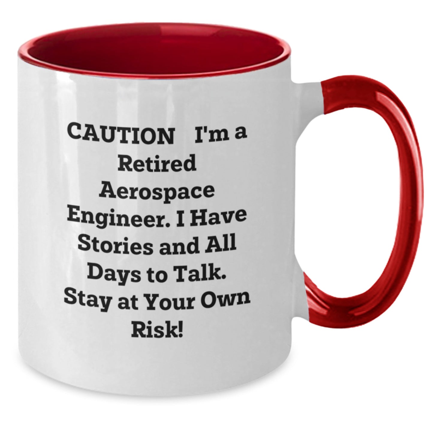 Aerospace Engineer Humor Christmas Two Tone Coffee Mug Gifts from Friends and Family - Additional