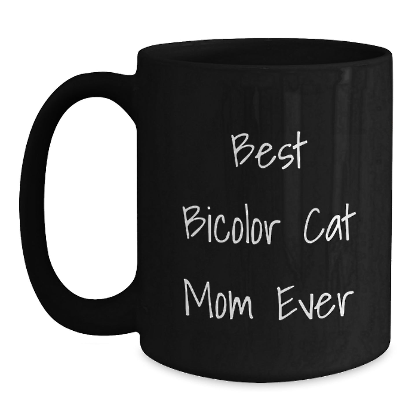 Bicolor Cat Mom Gifts for Her, Funny Coffee Mug for Birthday, 'Best Bicolor Cat Mom Ever', Gifts from Family to Friends - Main