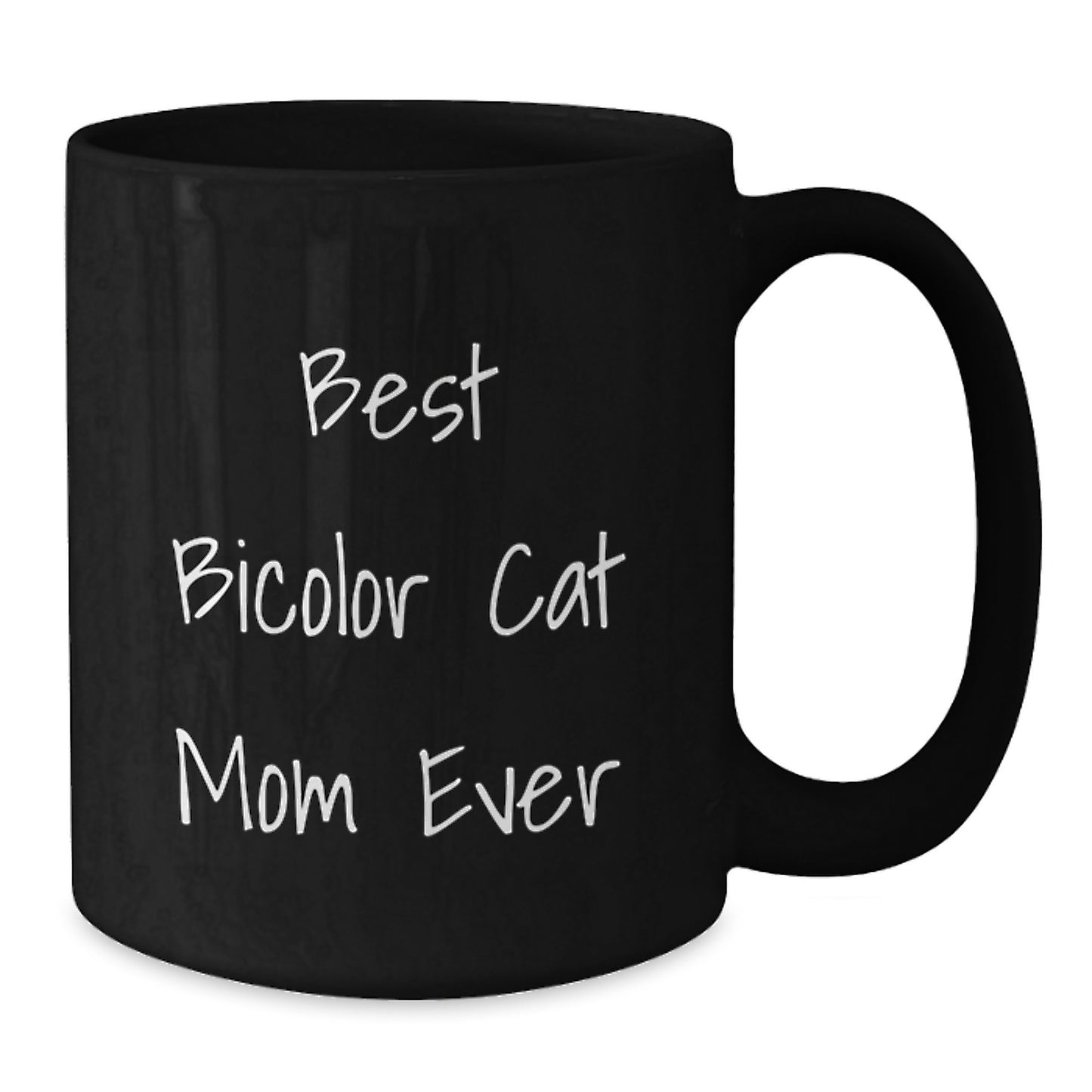 Bicolor Cat Mom Gifts for Her, Funny Coffee Mug for Birthday, 'Best Bicolor Cat Mom Ever', Gifts from Family to Friends - Additional