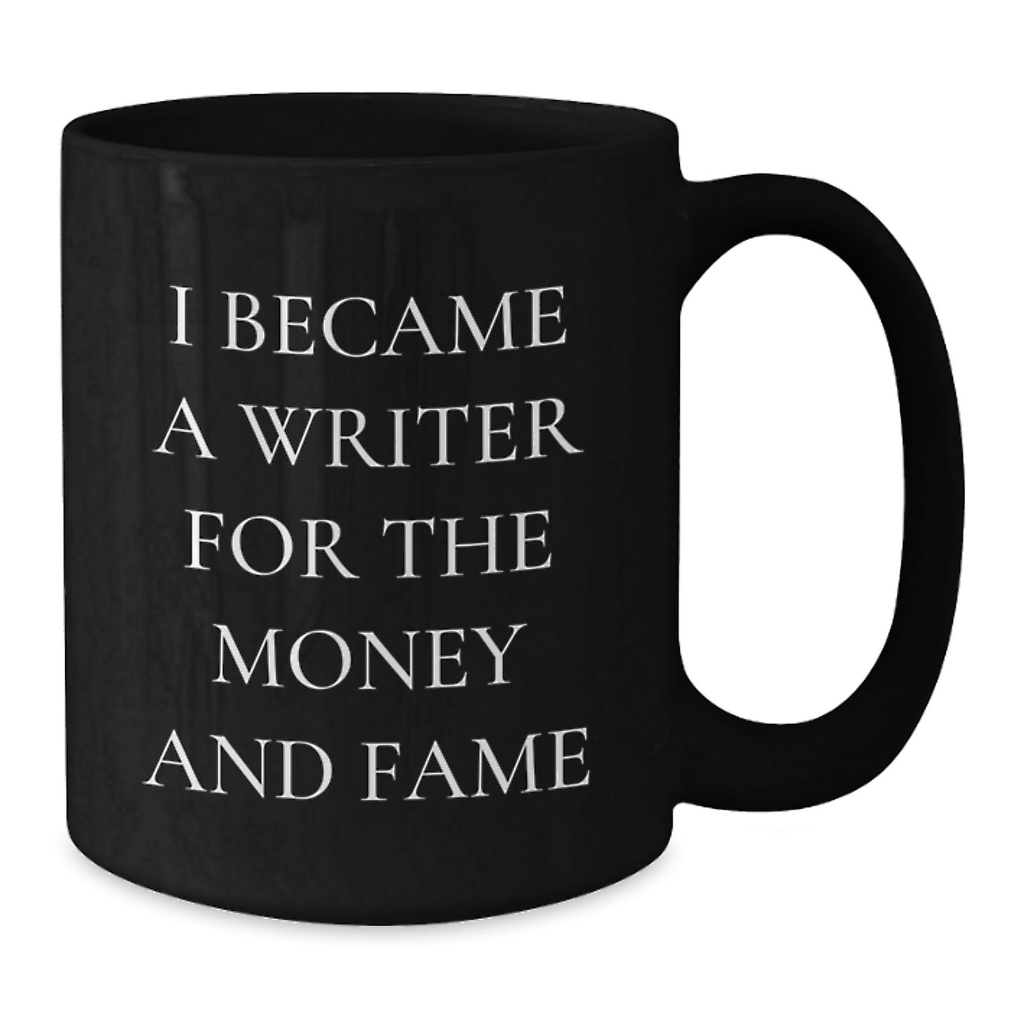 Writer's Humor Black Coffee Mug, Gifts from Friends for Writer, Graduation Unique Gifts - Additional