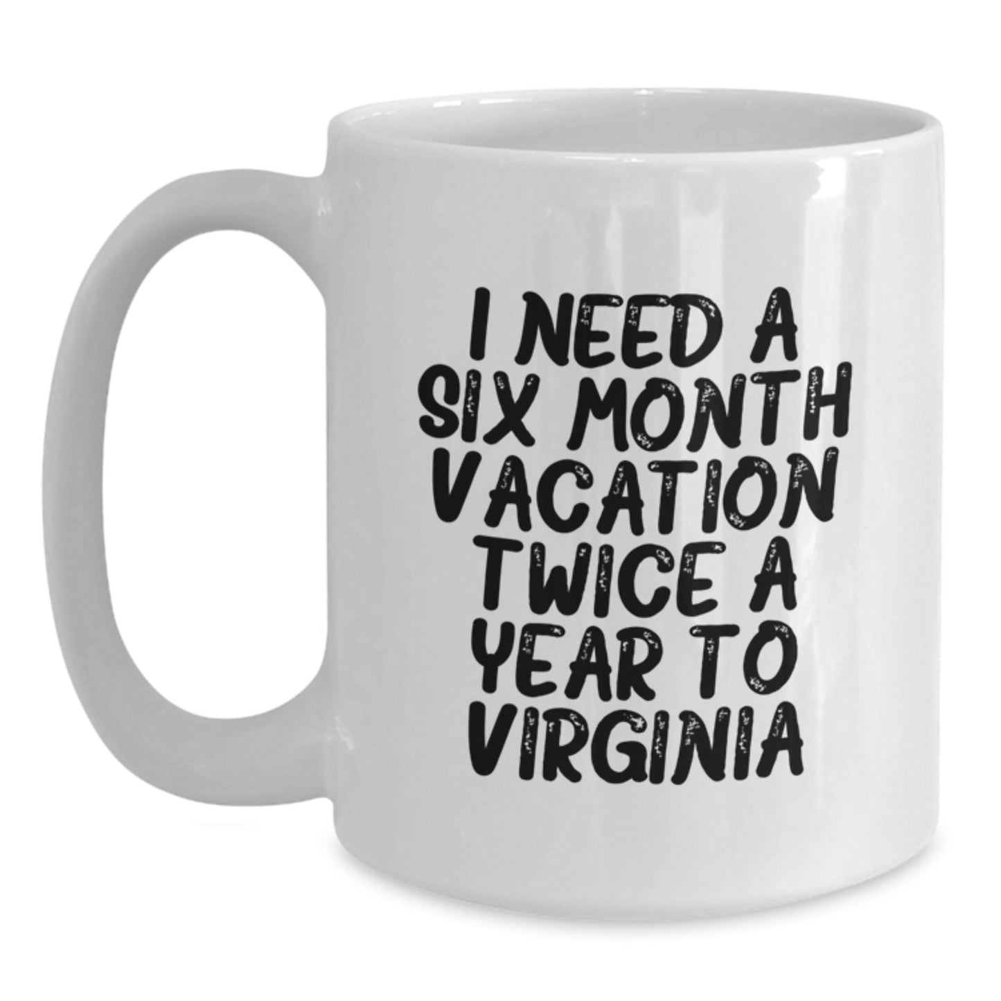 Virginia Enthusiast Funny Coffee Mugs, Unique Gifts from Friends for Virginia, White Coffee Mug for Christmas - Main