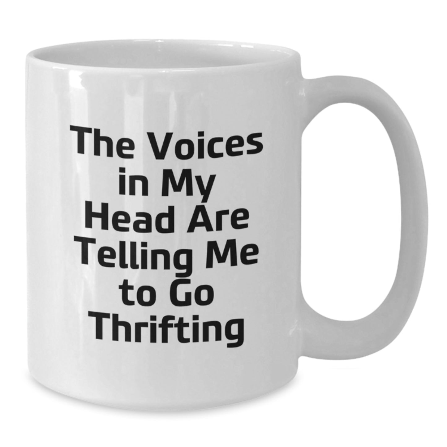 Thrifting Gifts for Friends, Funny White Coffee Mug with Inspirational Quote, Gifts from Family, Unique Graduation Gifts for Men and Women - Additional