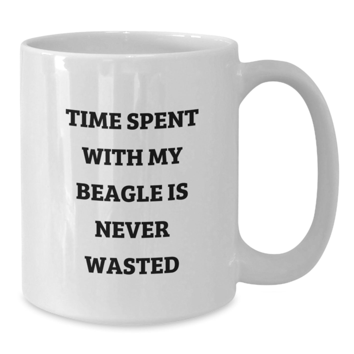 Beagle Dog Lovers' Delight Funny Quote White Coffee Mug Gifts from Family for Birthday - Additional