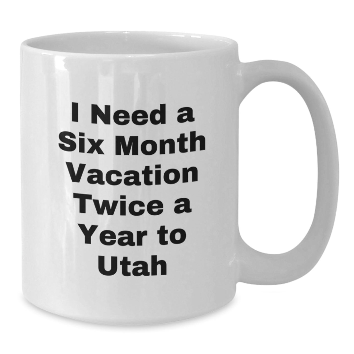 Utah Lover's White Coffee Mug, Funny Gift for Friends from Utah, Christmas Unique Gifts for Men - Additional
