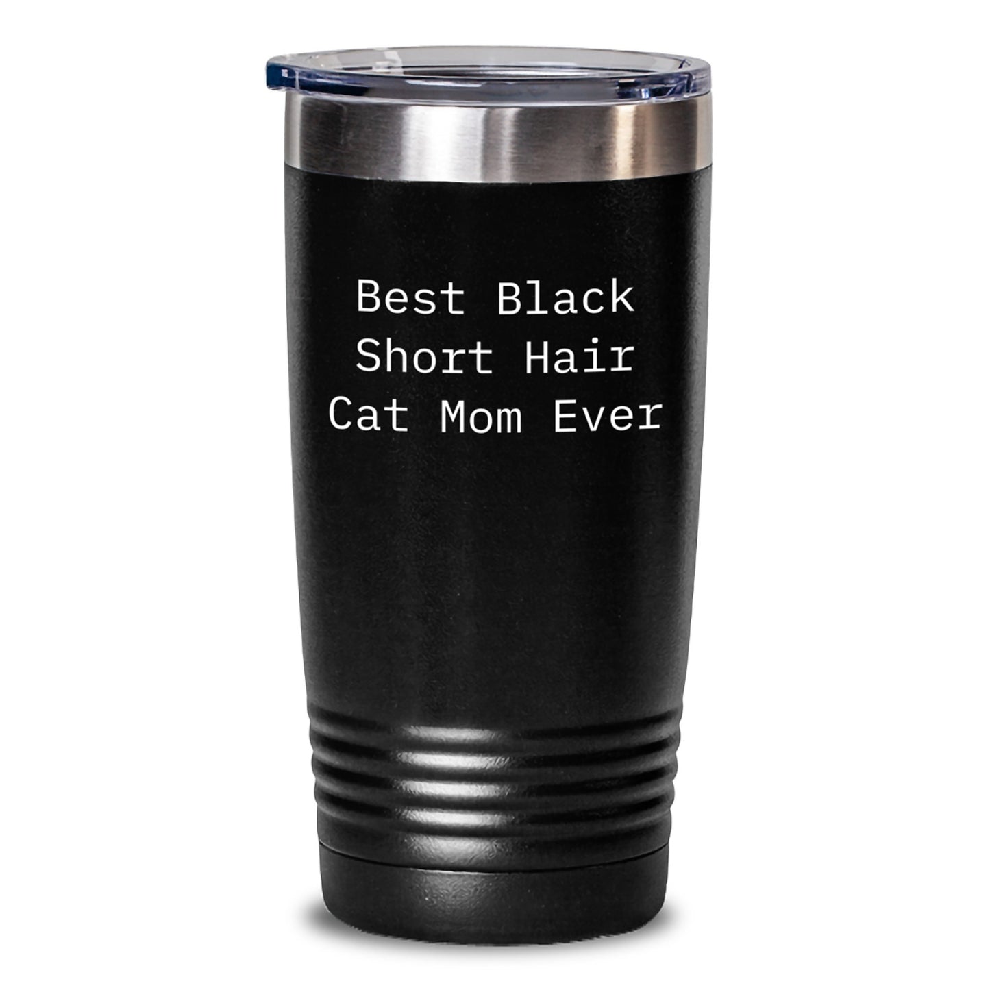 Black Short Hair Cat Mom Ever Funny Coffee Mug Gifts from Friends for Her Birthday - Main