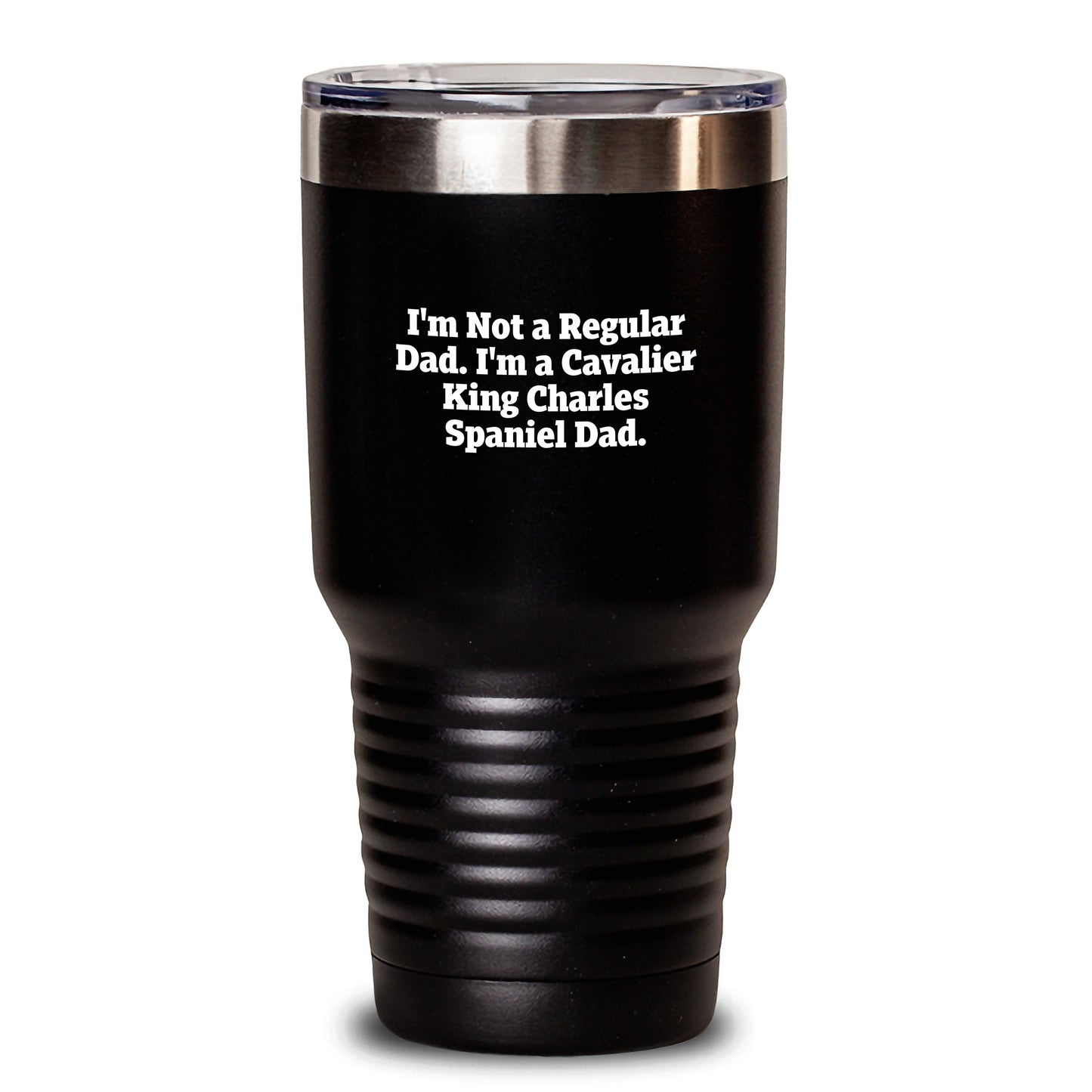 Cavalier King Charles Spaniel Dad Gifts from Family for Graduation Celebration, Funny Tumbler - Main