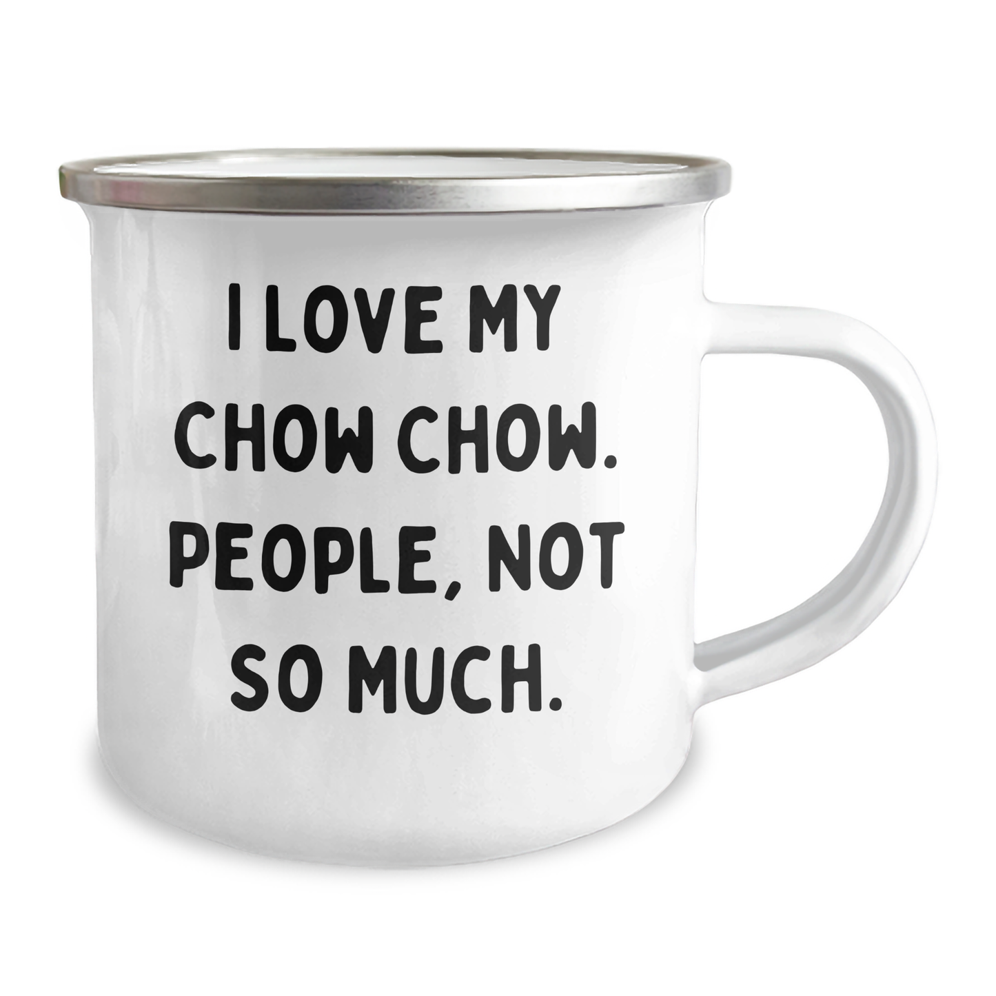 Chow Chow Dog Lovers Camping Mug Funny Gifts from Men to Chow Chow Dog Friends, Graduation Unique Gifts - Image 2