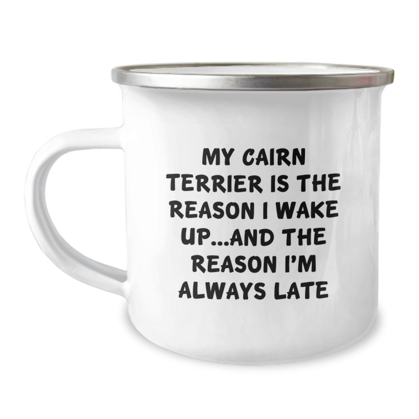 Cute Cairn Terrier Dog Gifts from Friends to Family - Funny Camping Mug for Birthday - Image 1