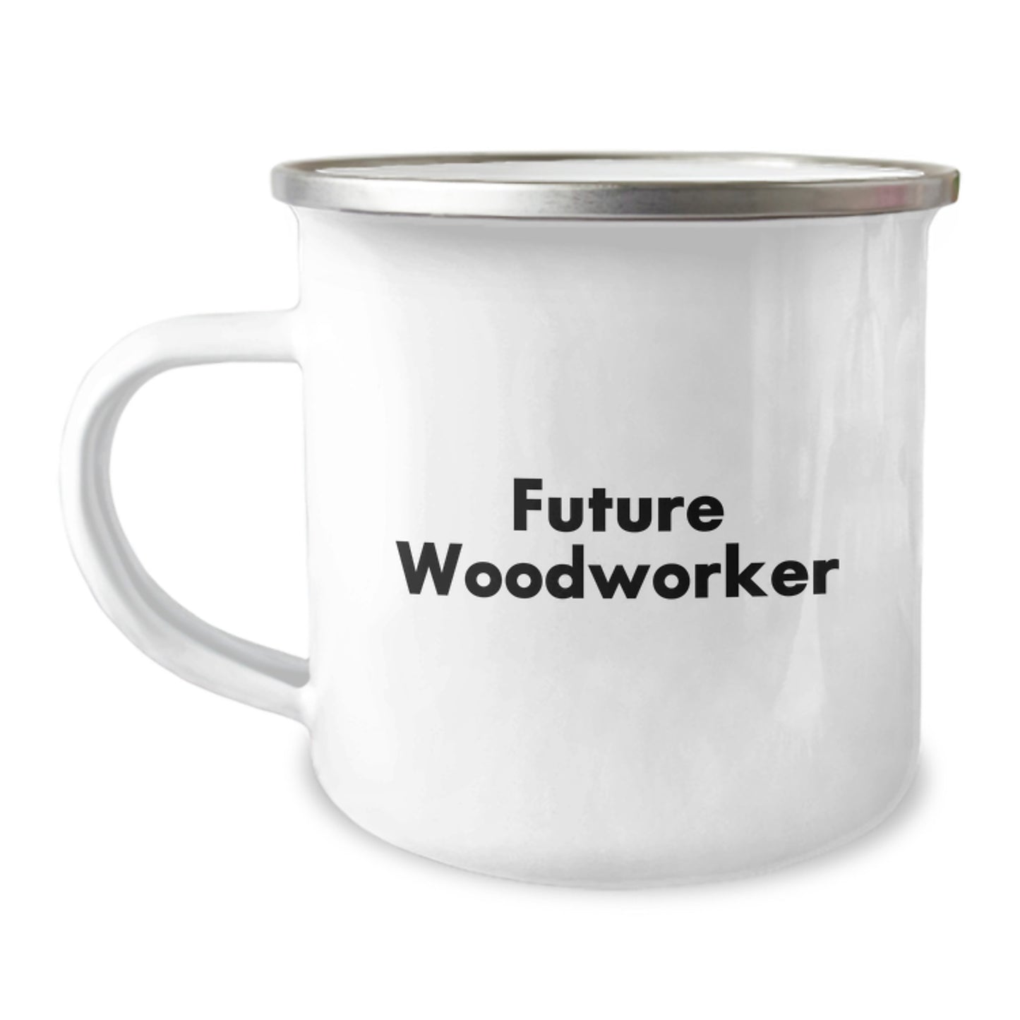 Woodworker Gifts from Friends, Future Woodworker Inspirational Quote Funny Camping Mug for Graduation Unique Gifts - Image 1