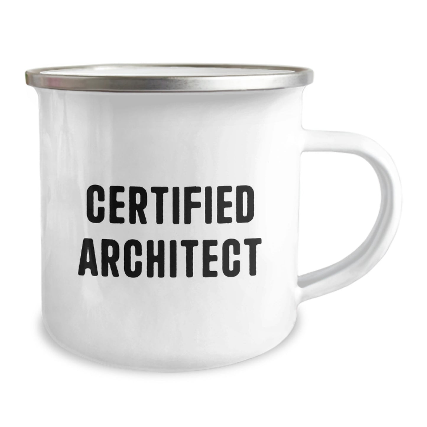 Architect Gifts for Men, Funny Quote Camping Mug, 12 oz Stainless Steel, Gifts from Friends, Unique Graduation Presents - Image 2