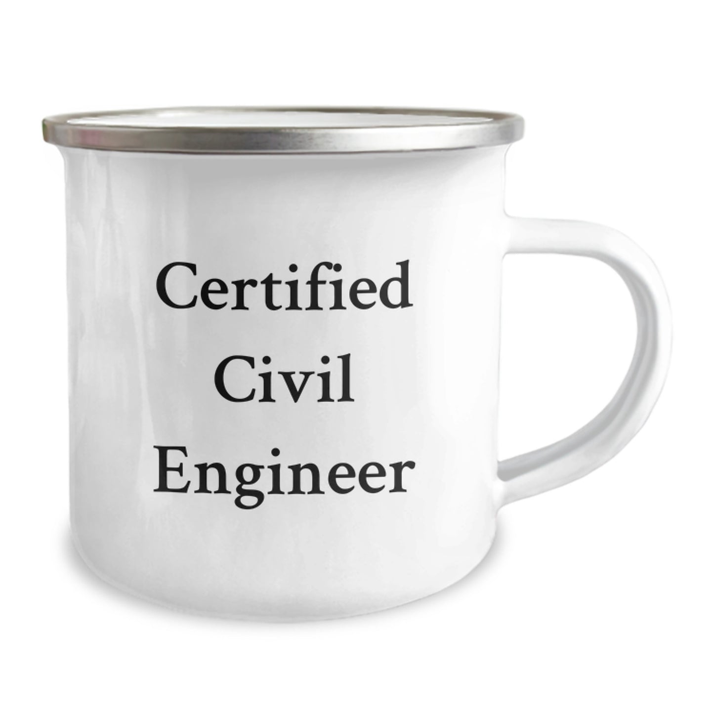 Civil Engineer Camping Mug, Funny Quote, Gifts from Men, Gifts for Civil Engineer, Unique Graduation Gift - Image 2