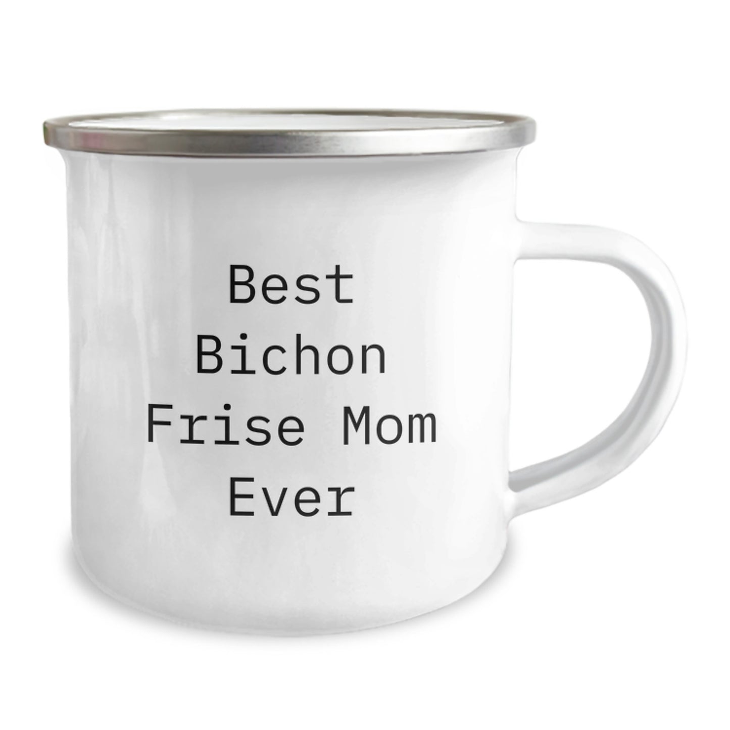Bichon Frise Dog Mom Gifts from Friends, Camping Mug for Bichon Frise Dog, Best Bichon Frise Mom Ever Quote, Unique Graduation Gifts - Image 2
