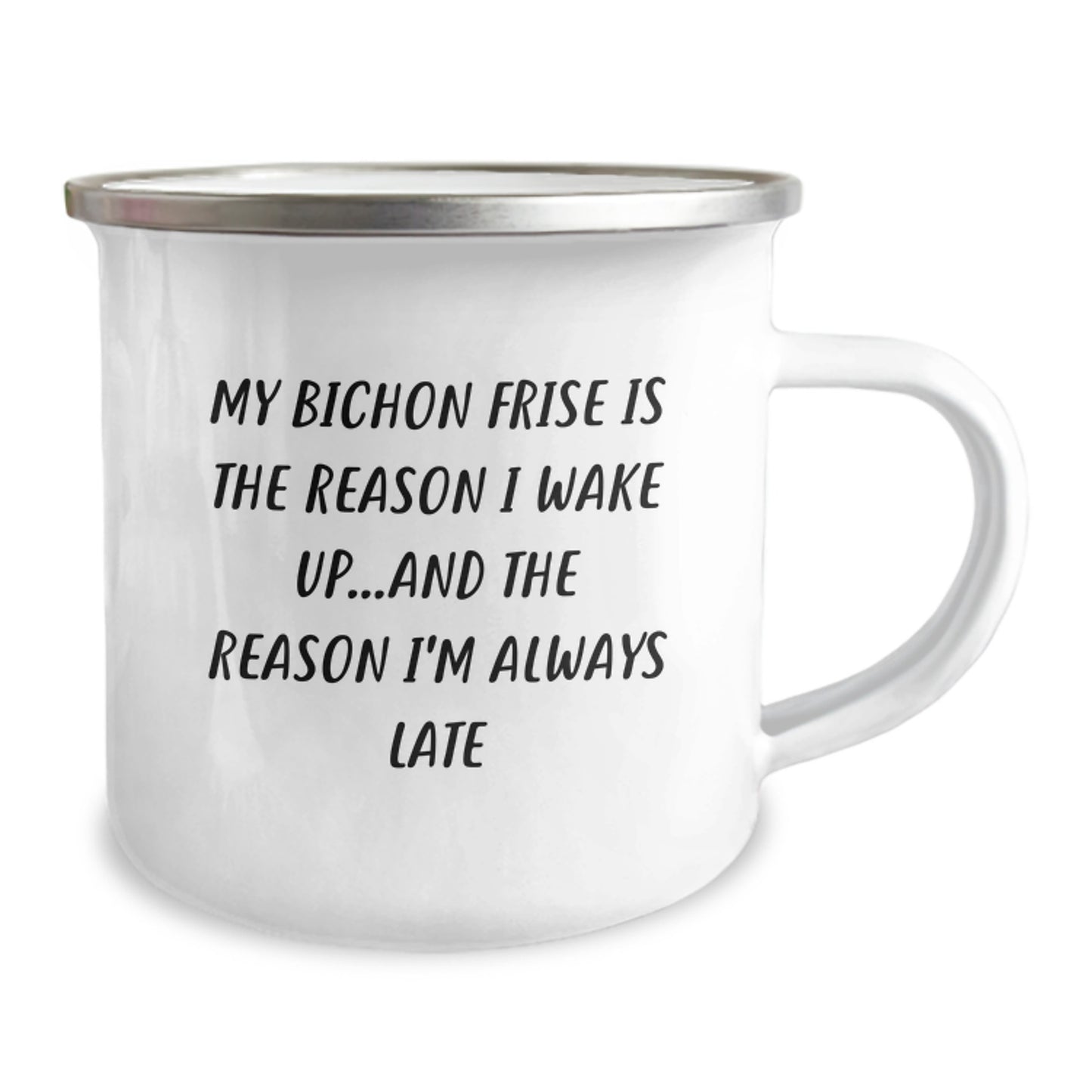 Bichon Frise Dog Lovers Funny Gifts for Friends from, Camping Mug Birthday Unique Presents for Her Him Men Women Family - Image 2
