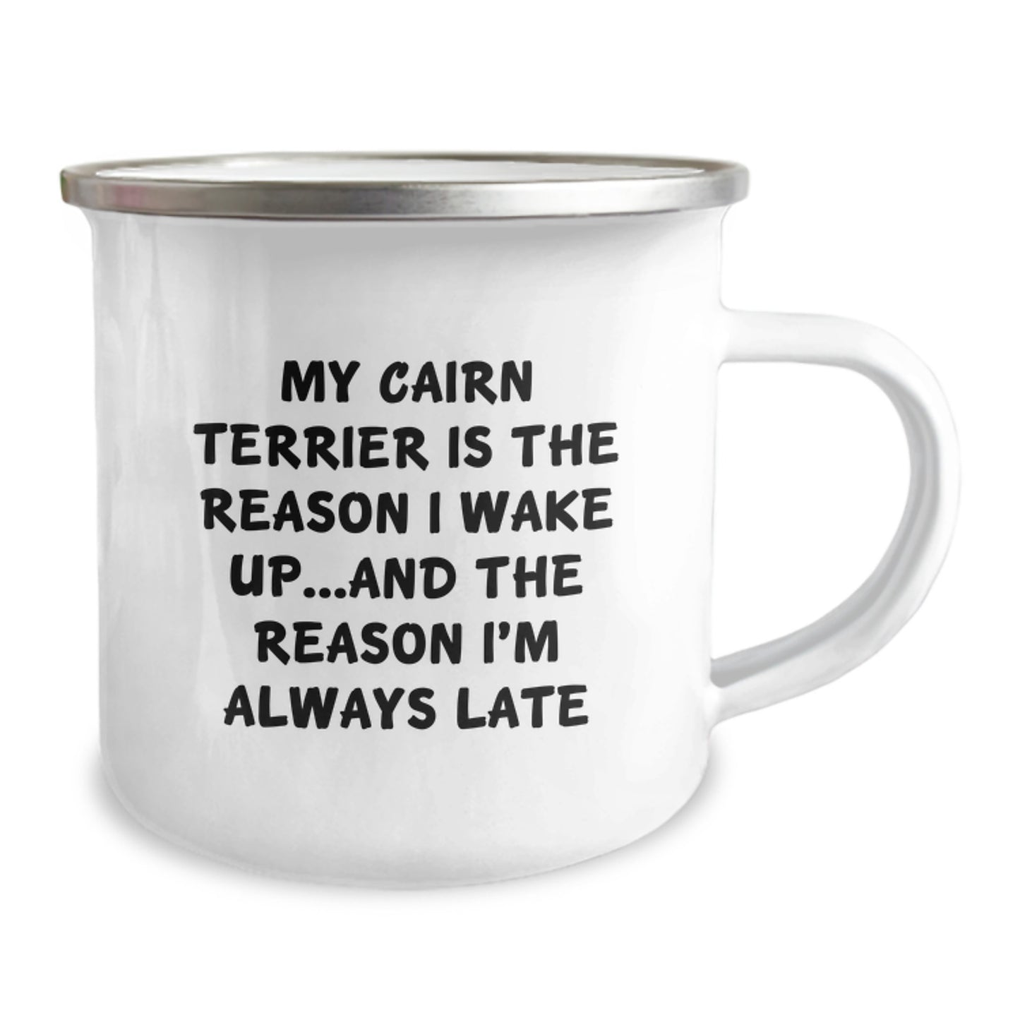 Cute Cairn Terrier Dog Gifts from Friends to Family - Funny Camping Mug for Birthday - Image 2