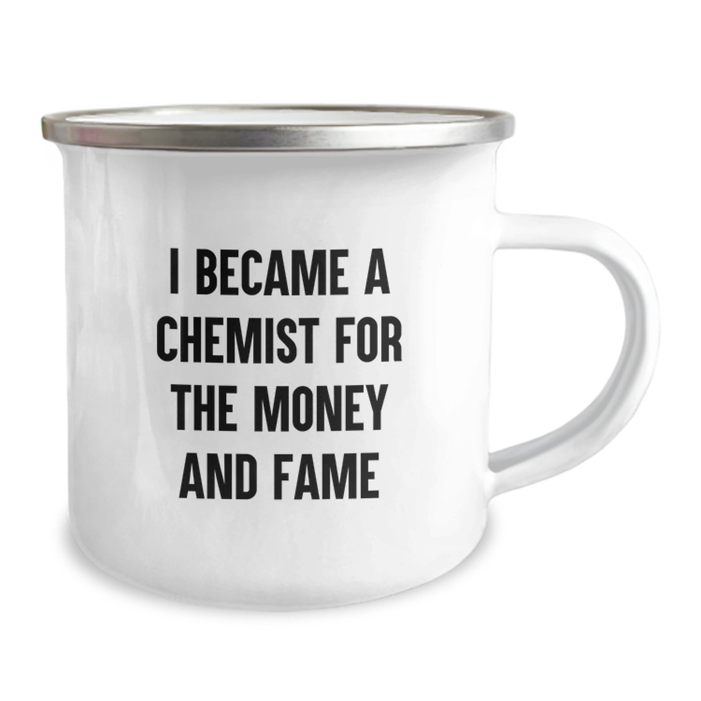 Chemist Camping Mug - Funny Quote Gifts from Men to Chemist Friends this Christmas, Unique Chemist Mug for Women, Funny Quote Camping Mug for Chemist Family - Image 2