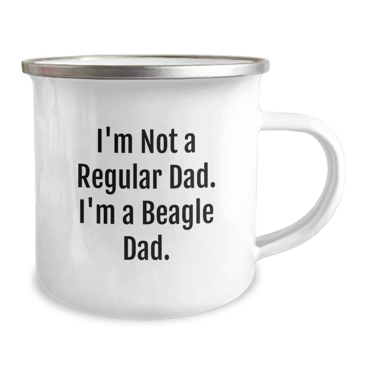 Beagle Dad Gifts, I'm Not A Regular Dad. I'm A Beagle Dad., Funny Camping Mug for Graduation, Gifts from Mom-Dad for Beagle Dog Dad, Gifts for Beagle Dog Lovers - Image 2