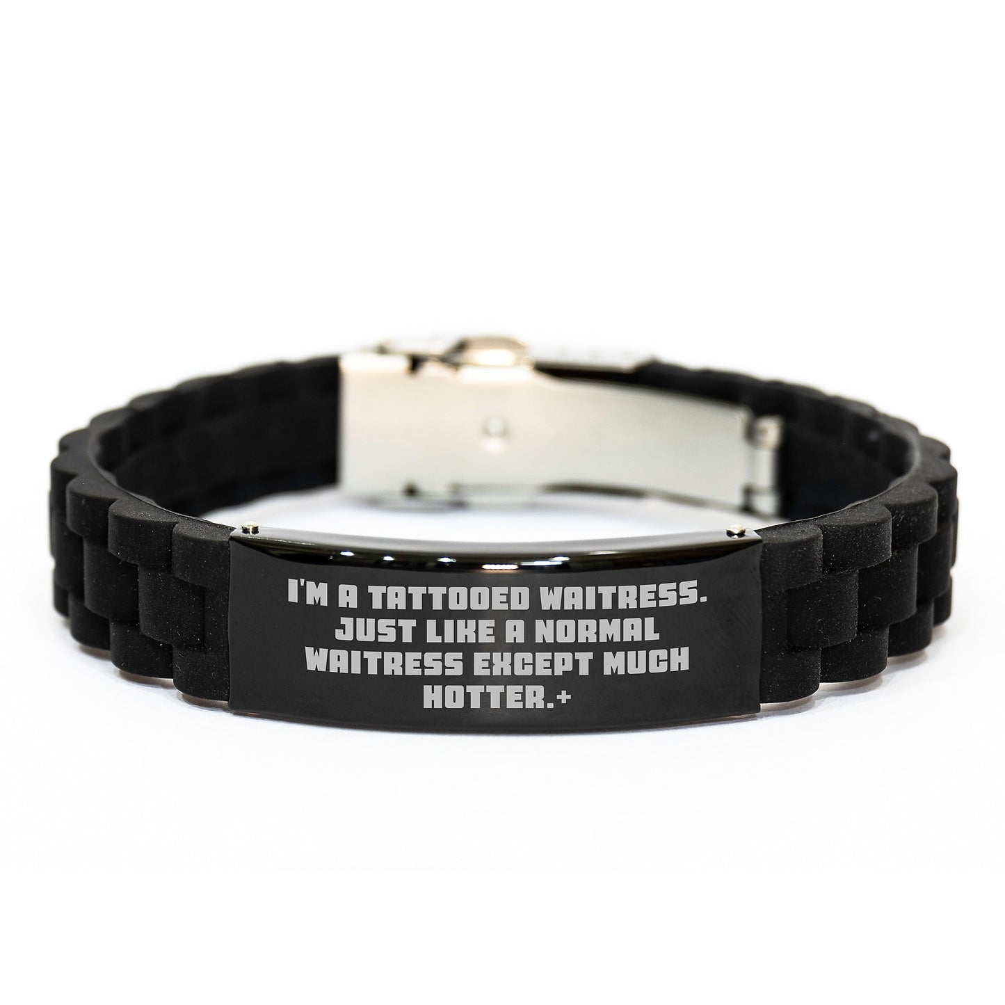 A Funny Waitress Gift, 'I'm A Tattooed Waitress. Just Like A Normal Waitress Except Much Hotter.', for Women, Women's Christmas Unique Gifts from Men to Women - Image 1