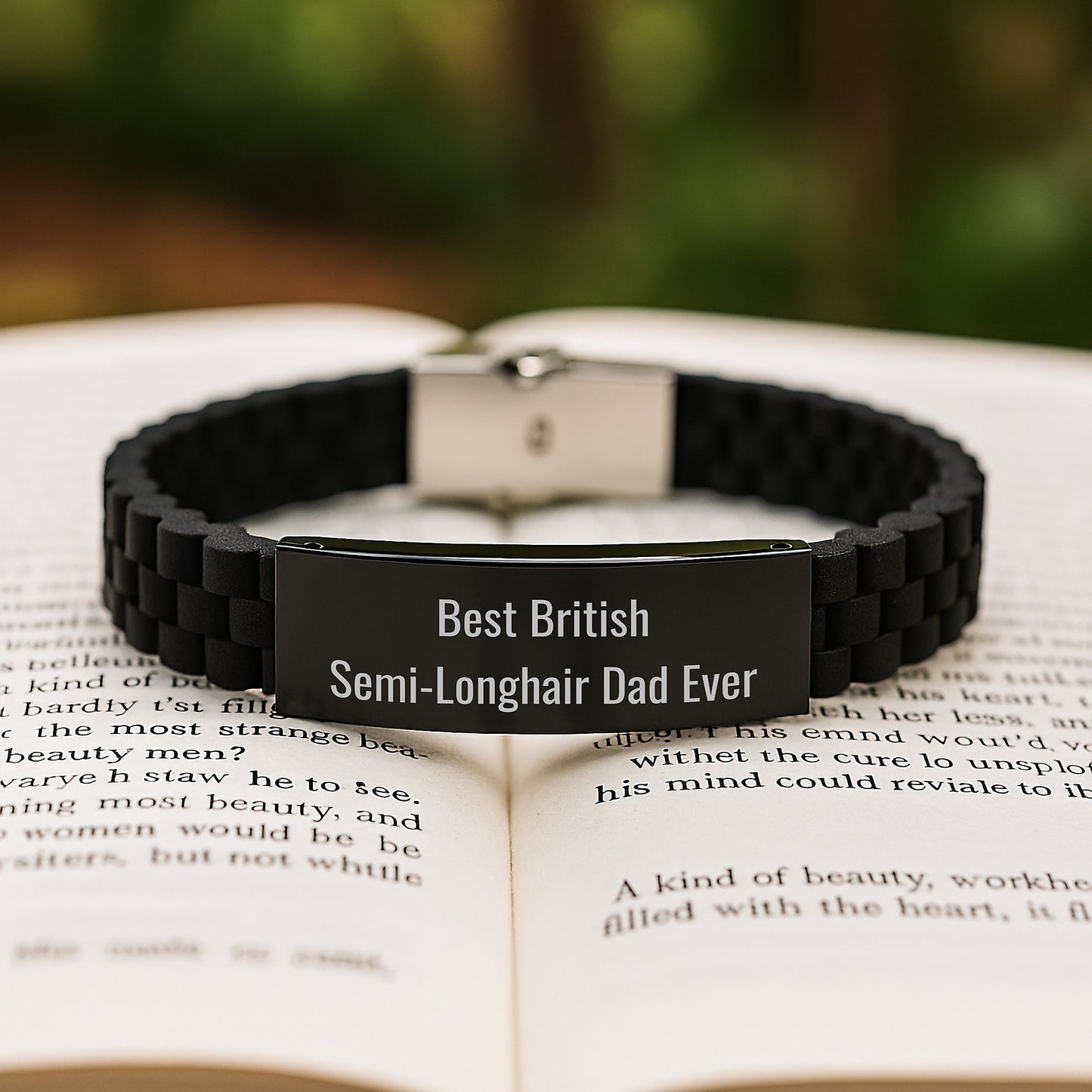 British Semi-Longhair Cat Dad Gifts from Men to Friends for Graduation Unique Jewelry - Image 2