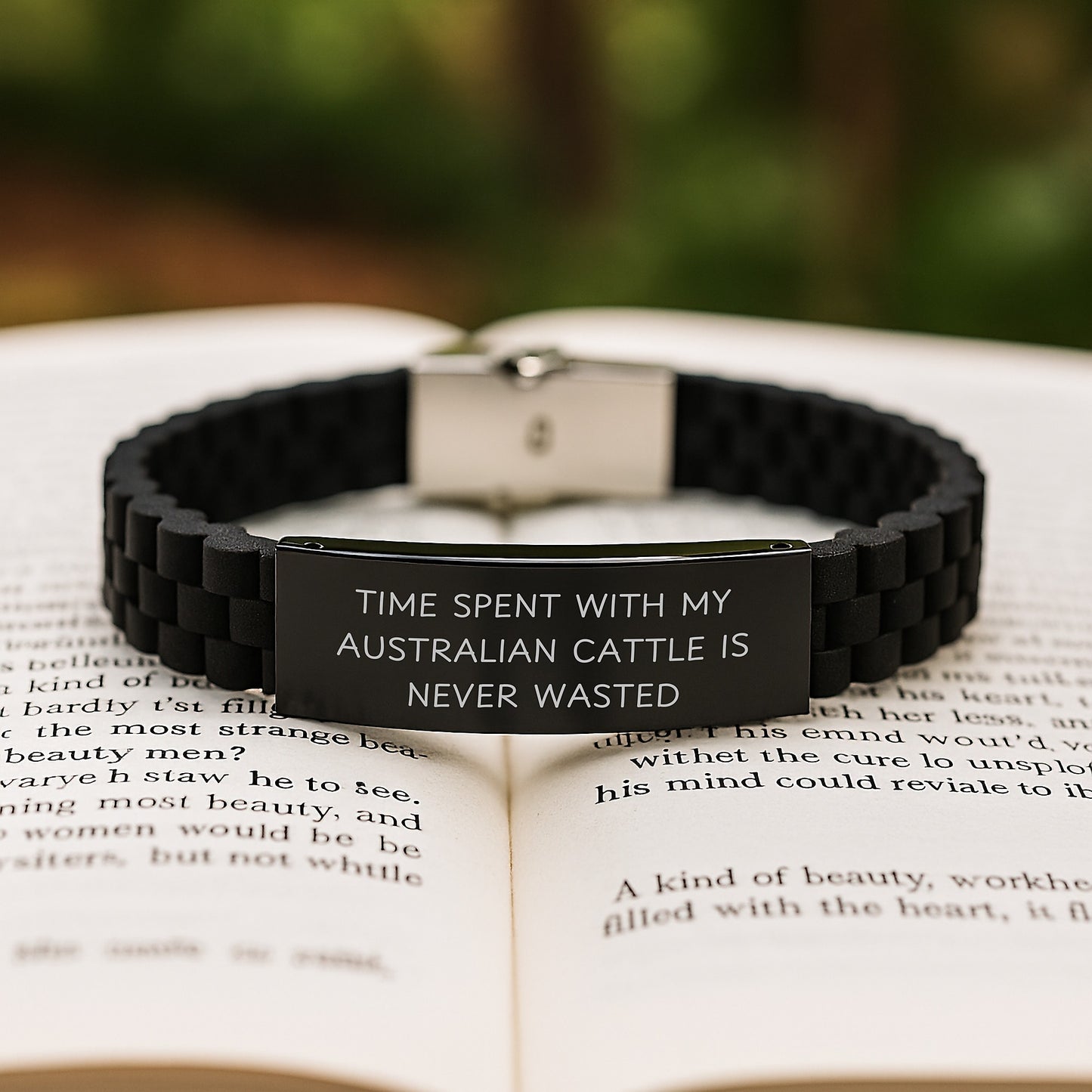 Australian Cattle Dog Funny Quote Gifts, Inspirational for Men, Women, and Friends, Glide lock Clasp Birthday Jewelry, Gifts from Family and Friends for Her, Him, or Coworkers - Image 2