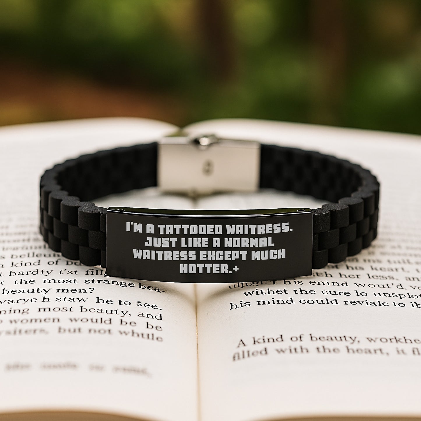 A Funny Waitress Gift, 'I'm A Tattooed Waitress. Just Like A Normal Waitress Except Much Hotter.', for Women, Women's Christmas Unique Gifts from Men to Women - Image 2