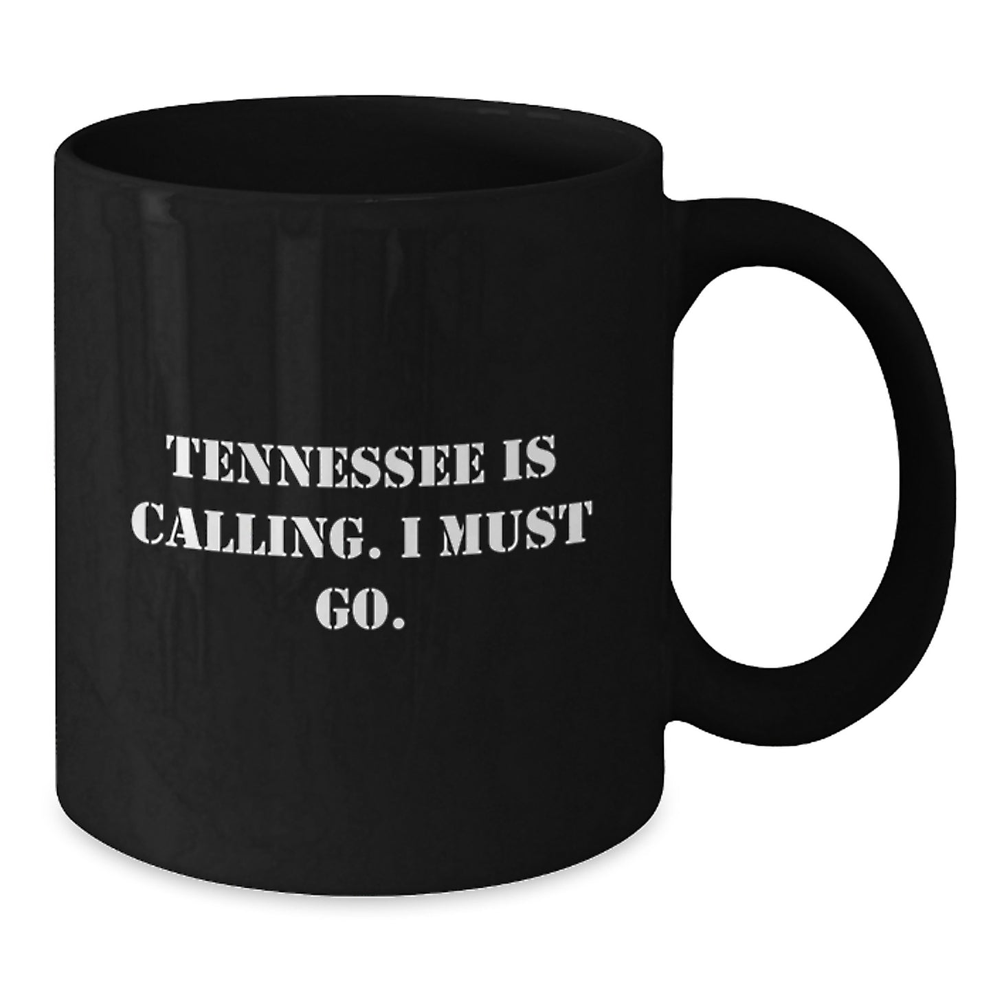 Tennessee Calling, Funny Quote Black Coffee Mug, Funny Gift for Friends, Coworkers, Family, Birthday Unique Gifts from Tennessee - Additional
