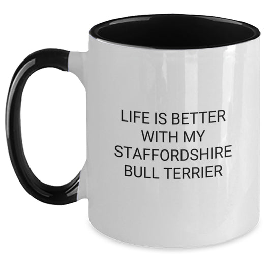 Staffordshire Bull Terrier Dog Gifts - Funny Quote, Cute Mugs for Men & Women, Gifts from Friends, Perfect Birthday Unique Gifts for Staffordshire Bull Terrier Dog Lovers - Main