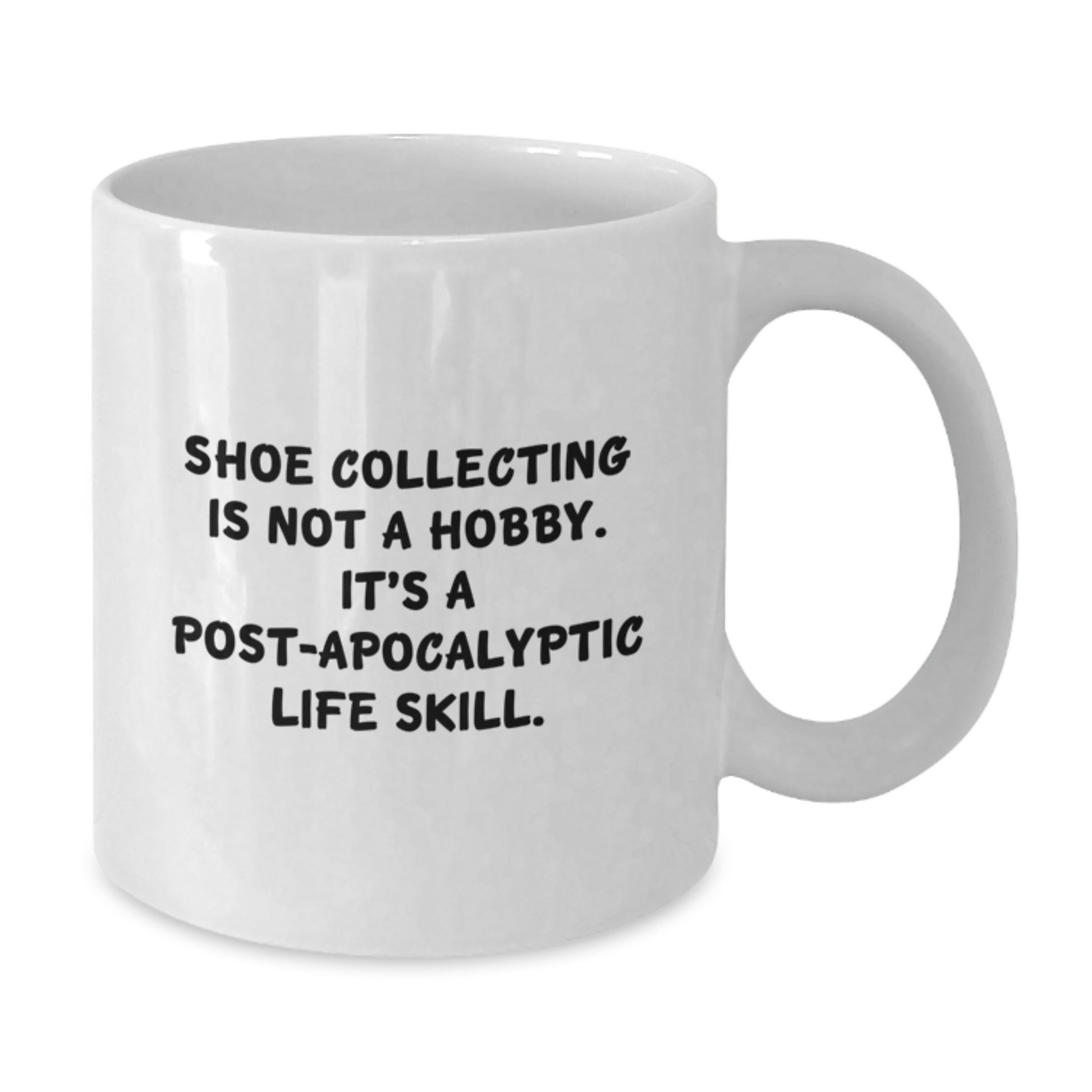 Shoe Collecting Gifts from Friends and Family, Fun White Coffee Mug, Christmas Unique Presents for Shoe Collecting Enthusiasts - Additional