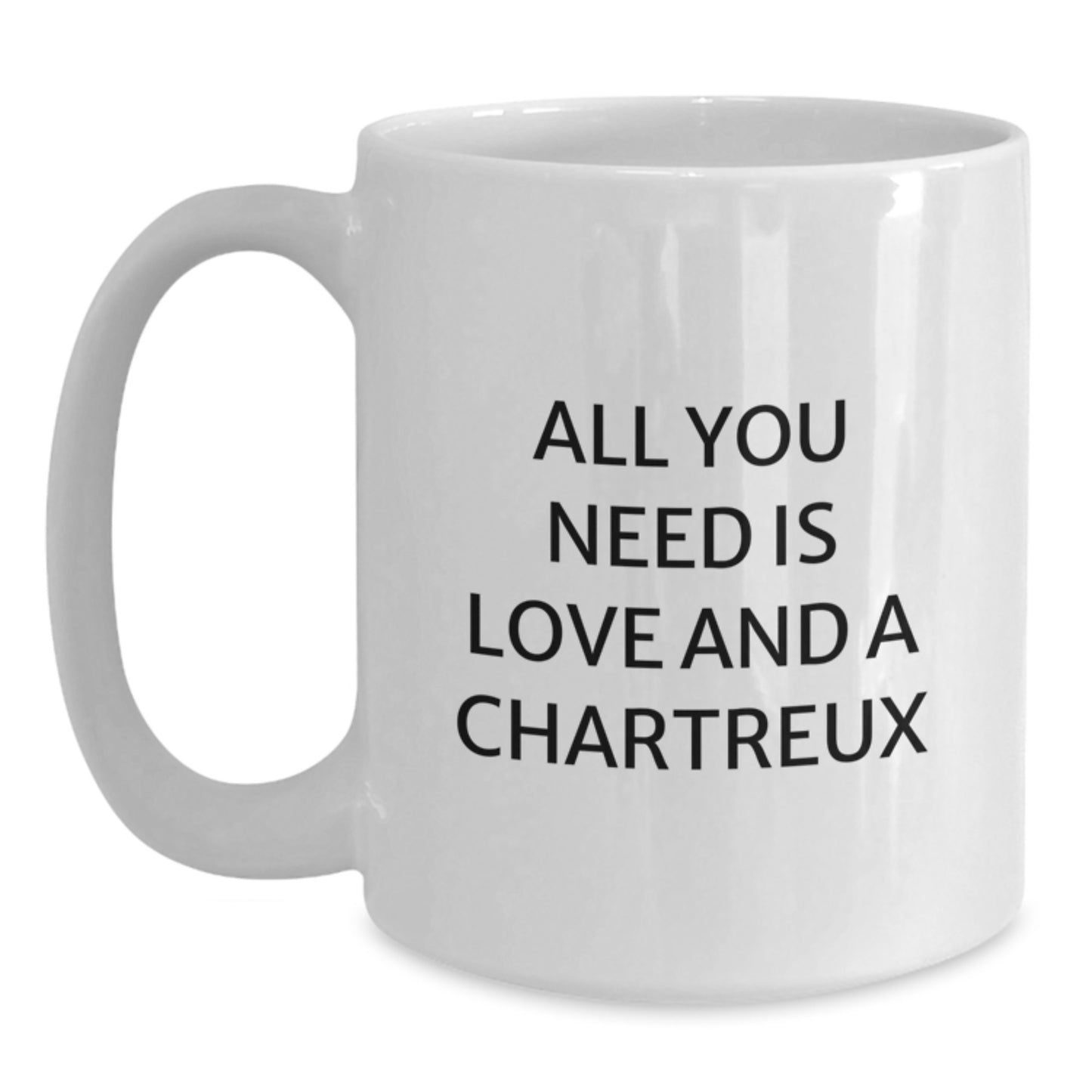 Chartreux Cat Lovers Gifts from Friends for Graduation Unique White Coffee Mugs - 'All You Need Is Love And A Chartreux' Funny Quote - Main
