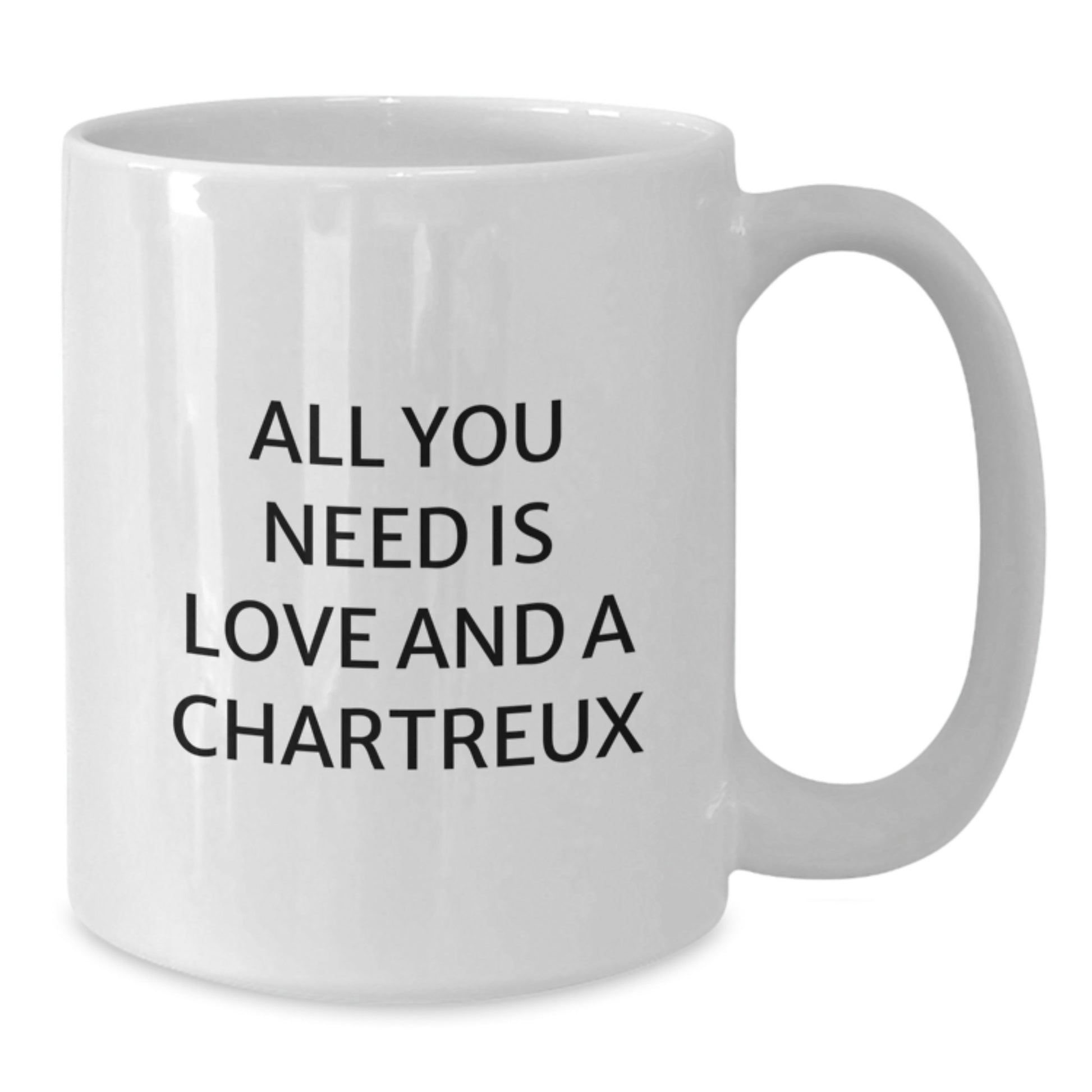 Chartreux Cat Lovers Gifts from Friends for Graduation Unique White Coffee Mugs - 'All You Need Is Love And A Chartreux' Funny Quote - Additional