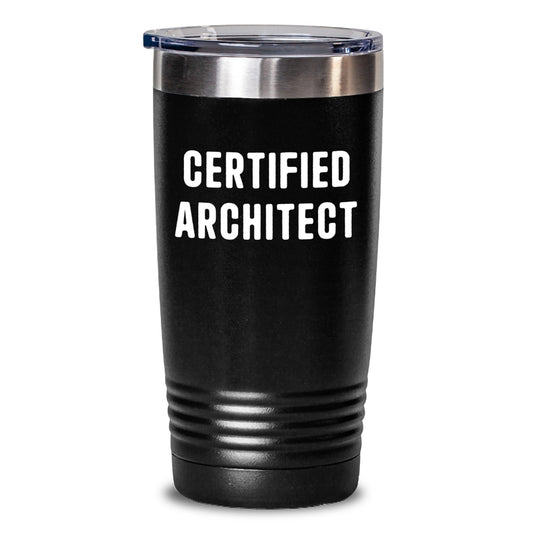Architect Gifts Funny Quote Tumbler for Graduation, Gifts from Friends and Family to Architect, 20oz or 30oz Vacuum Insulated Tumbler - Main