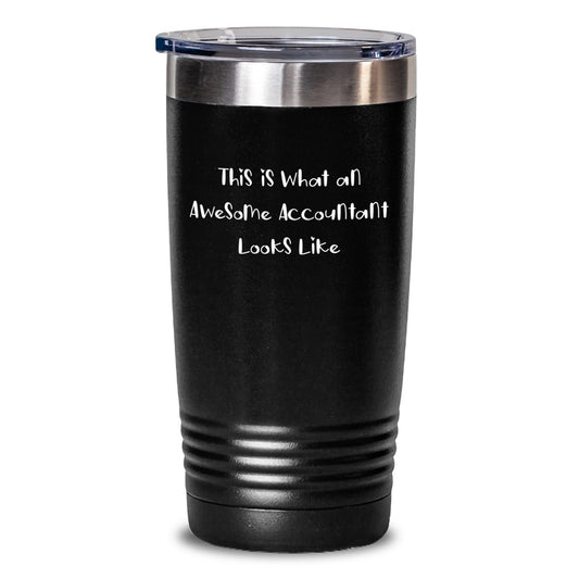 Awesome Accountant Gifts from Men - This Is What An Awesome Accountant Looks Like Tumbler, Birthday Unique Gifts for Accountant - Main