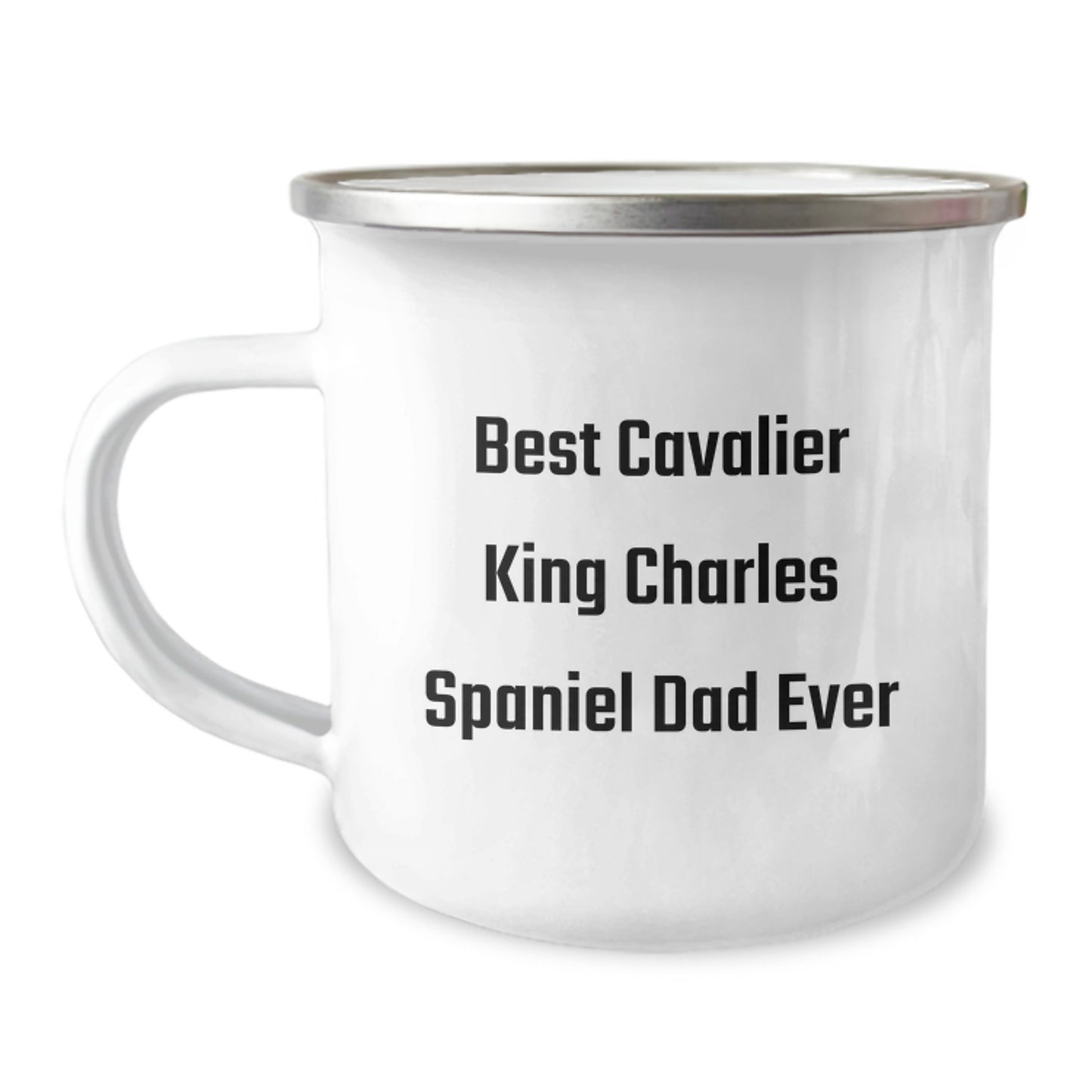 Cavalier King Charles Spaniel Dog Dad Gifts for Men from Best Dads Ever, Funny Camping Mug for Graduation - Image 1