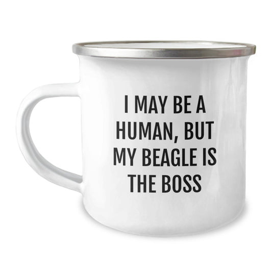 Beagle Dog Lovers Funny Camping Mug Gifts from Friends for Birthday - Image 1