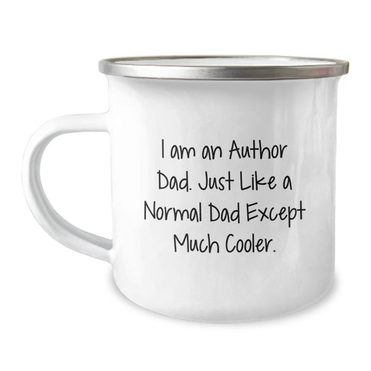 Author Dad Camping Mug Funny Christmas Unique Gifts for Men from Family - Image 1