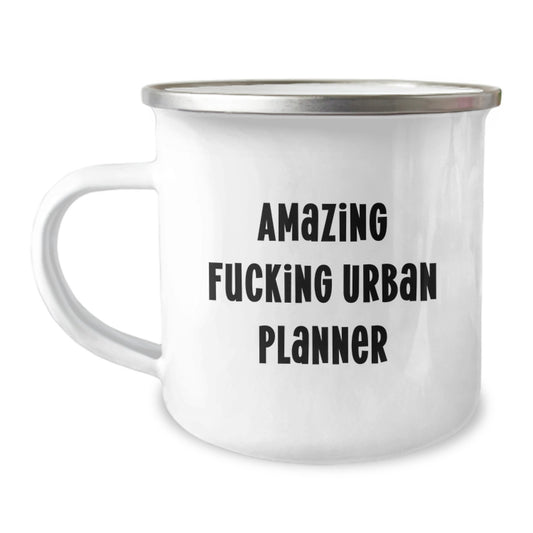 Urban Planner Christmas Unique Gifts from Friends - Funny 'Amazing F--king Urban Planner' Mugs for Urban Planner Men Women Friends Family - Image 1