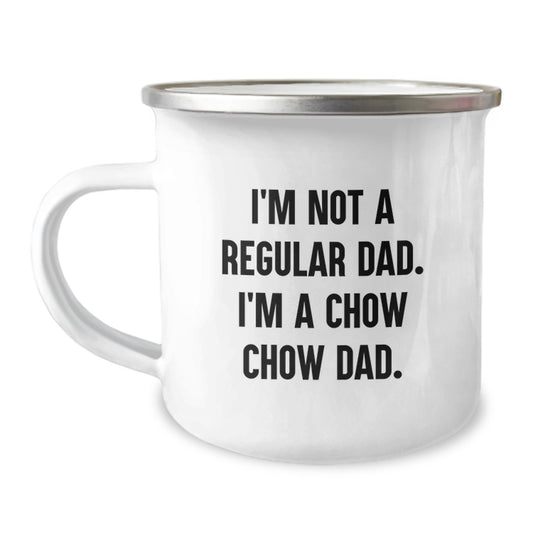Chow Chow Dad Gifts, Funny Camping Mug for Chow Chow Dog Lovers, Gifts from Dad to Men, Unique Graduation Gifts for Him - Image 1