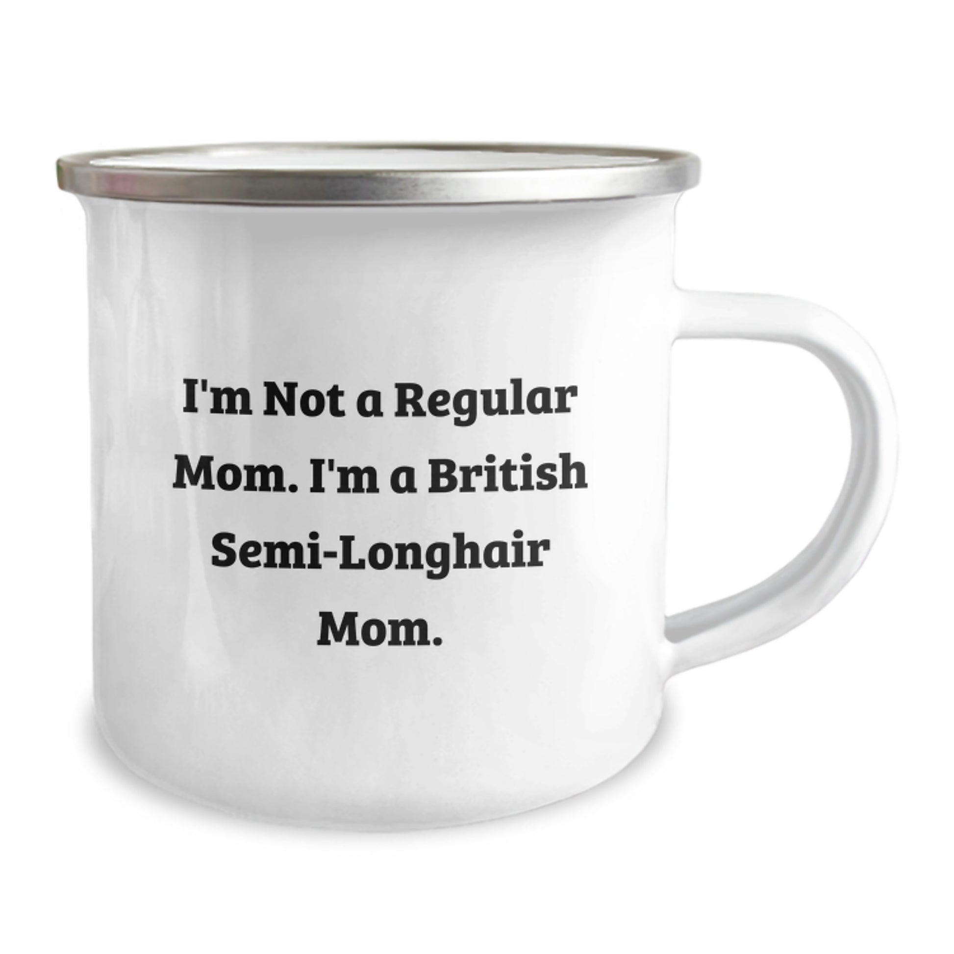 British Semi-Longhair Cat Camping Mug Gifts from Mom, Funny Quote for British Semi-Longhair Cat Enthusiasts, Birthday Unique Gifts for Family - Image 2
