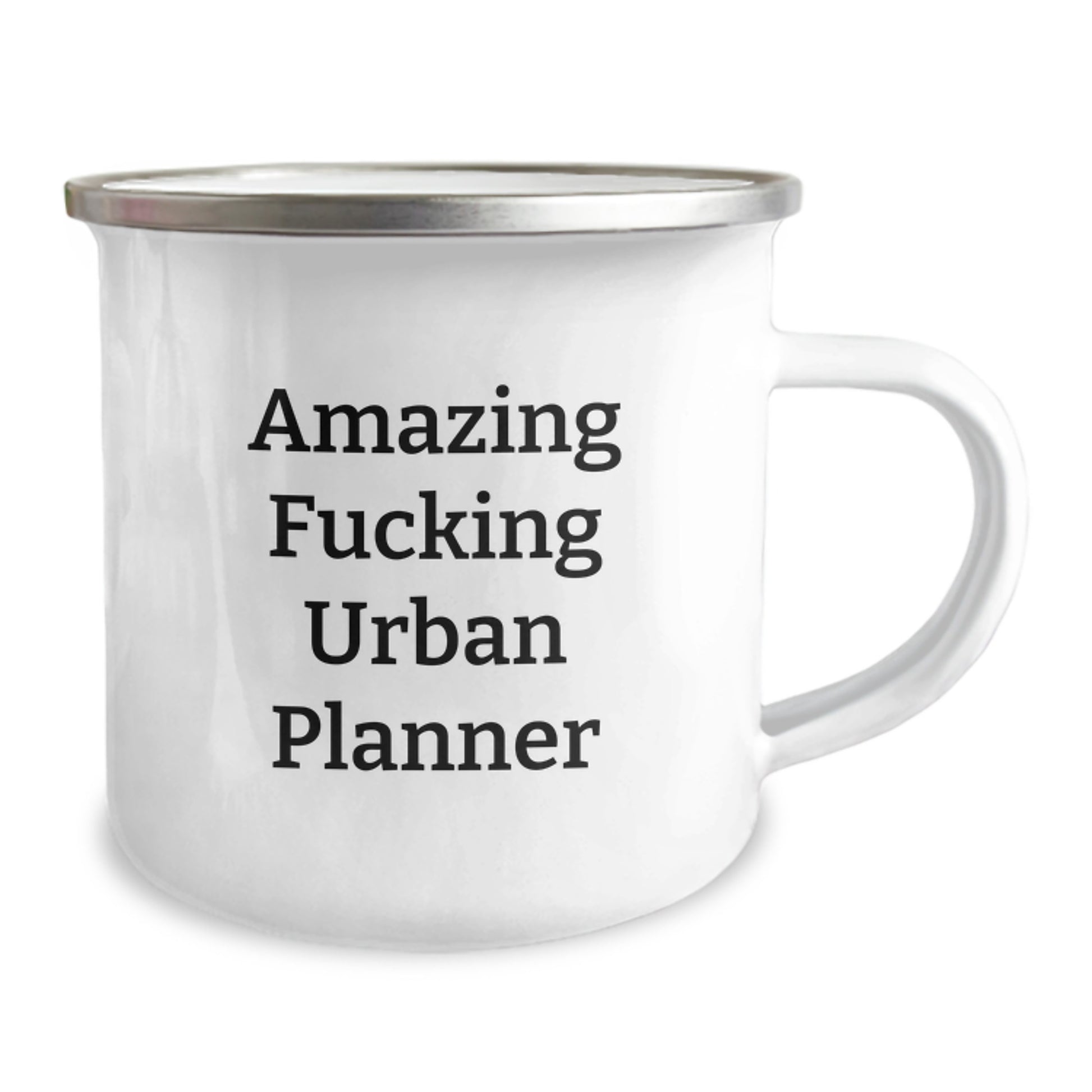 Urban Planner Camping Mug - Funny Quote Gifts from Men to Friends for Christmas - Amazing F--king Urban Planner - Image 2