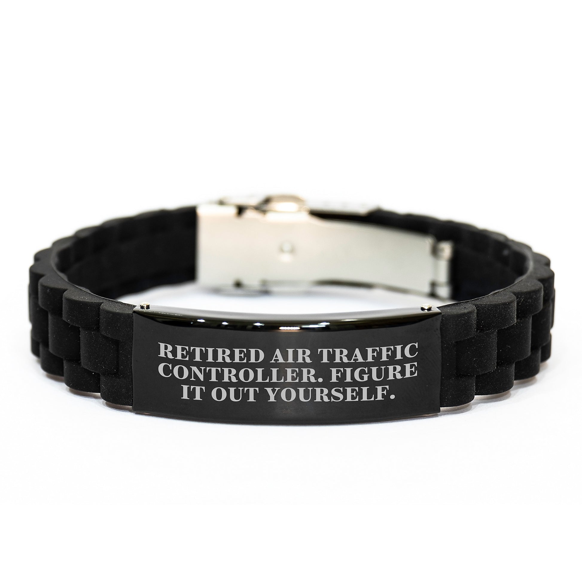 Air Traffic Controller Gifts from Friends - Figure It Out Yourself Glide lock Clasp Birthday Present for Men or Women - Image 1